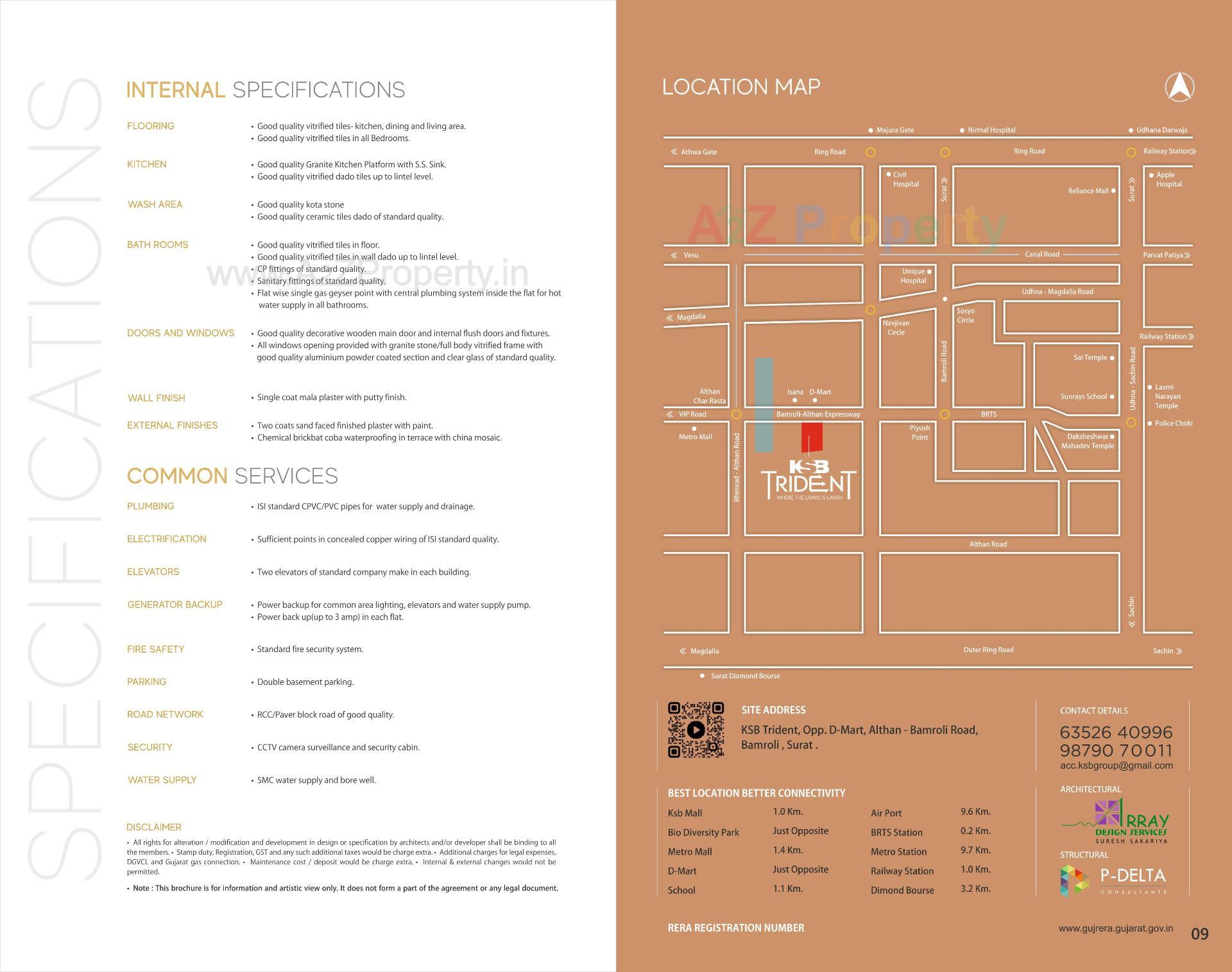 of real estate project Ksb Trident located at Bamroli, Surat, Gujarat