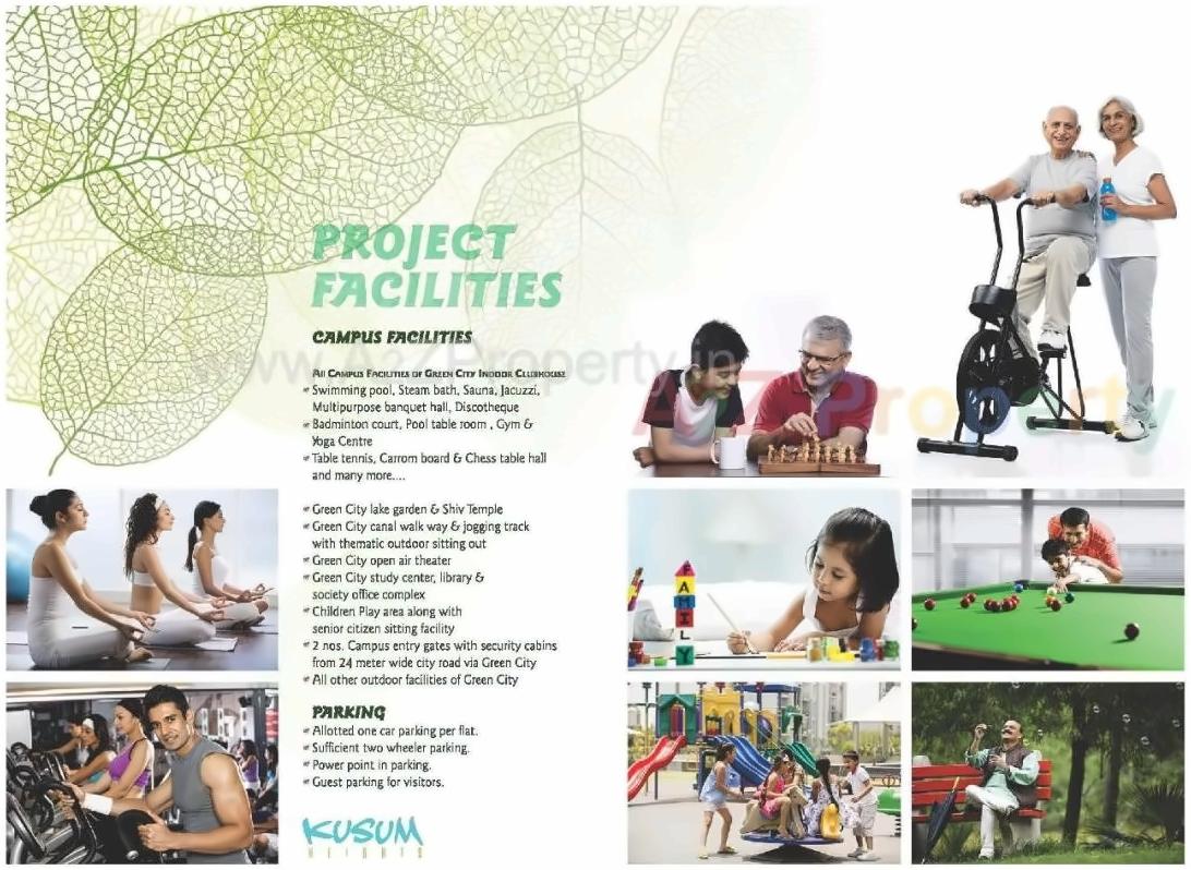  of real estate project Kusum Hieghts located at Bhatha, Surat, Gujarat