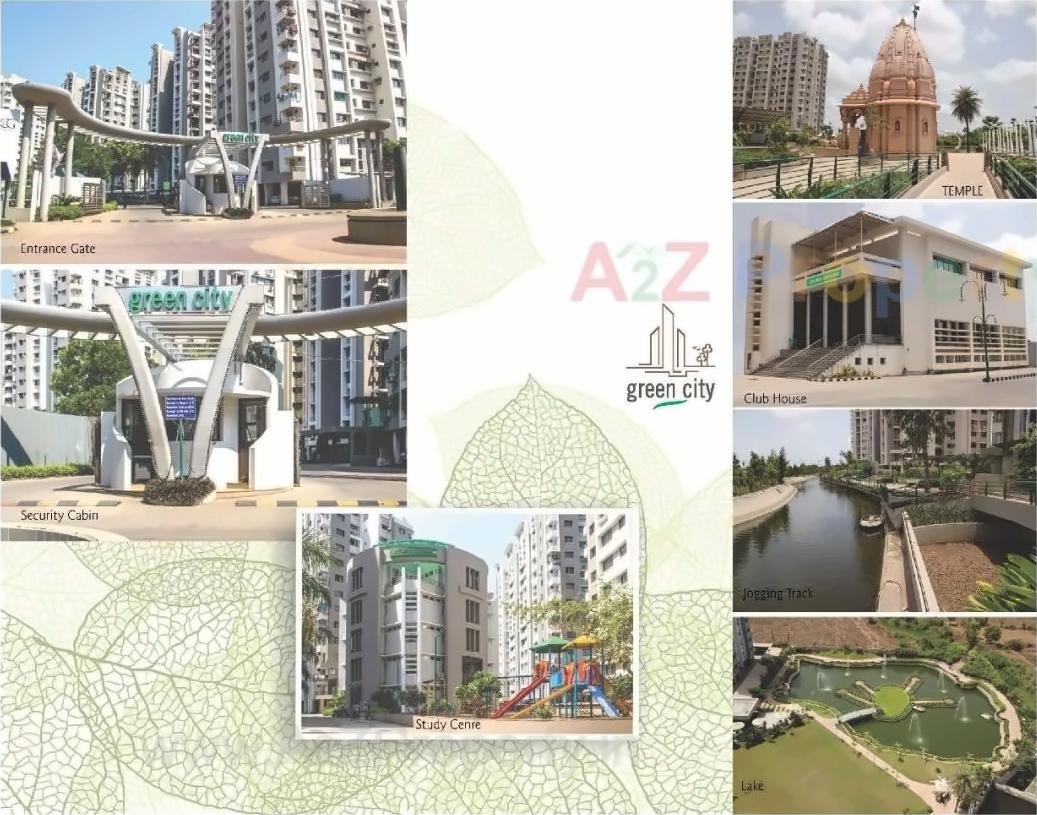 3D Elevation of real estate project Kusum Hieghts located at Bhatha, Surat, Gujarat