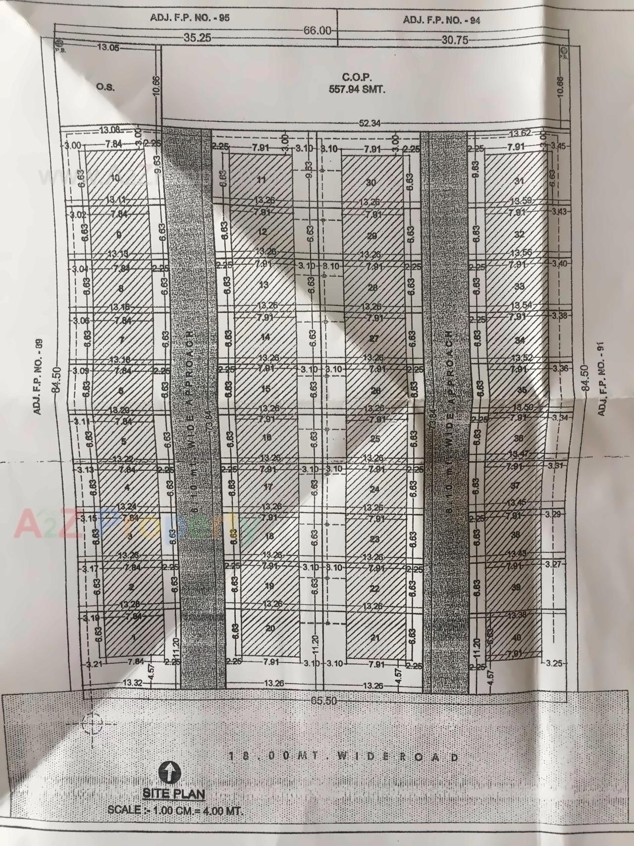 Layout of real estate project La Helios located at Pal, Surat, Gujarat