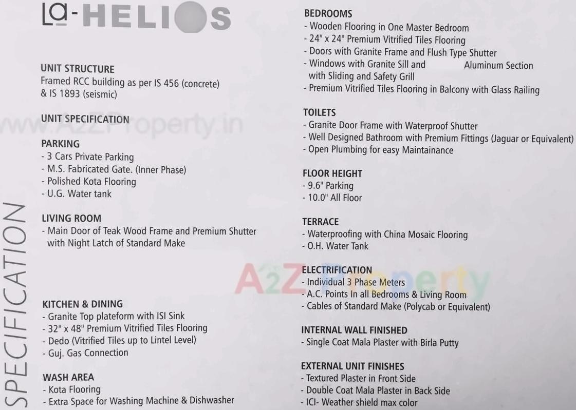  of real estate project La Helios located at Pal, Surat, Gujarat