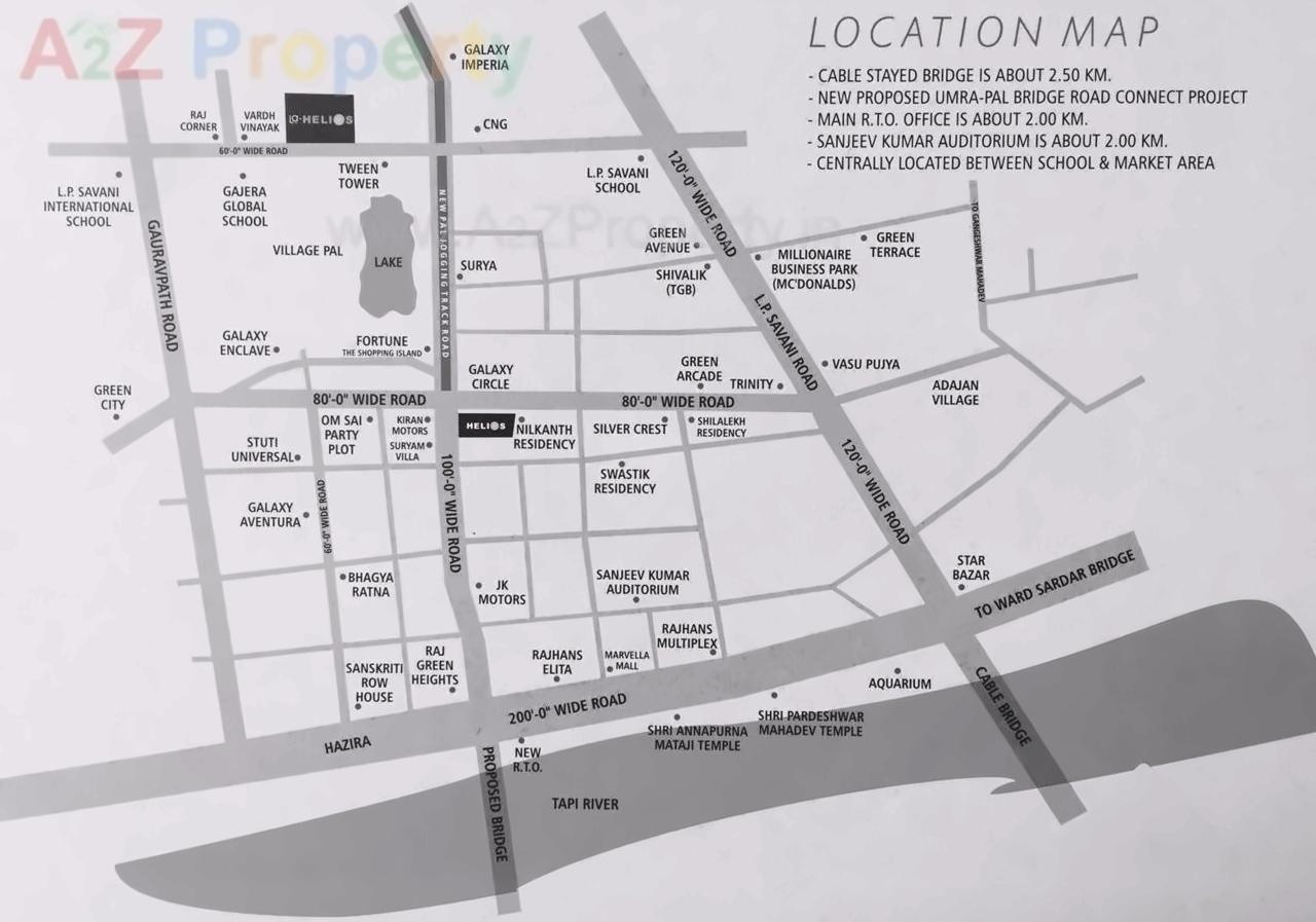  of real estate project La Helios located at Pal, Surat, Gujarat