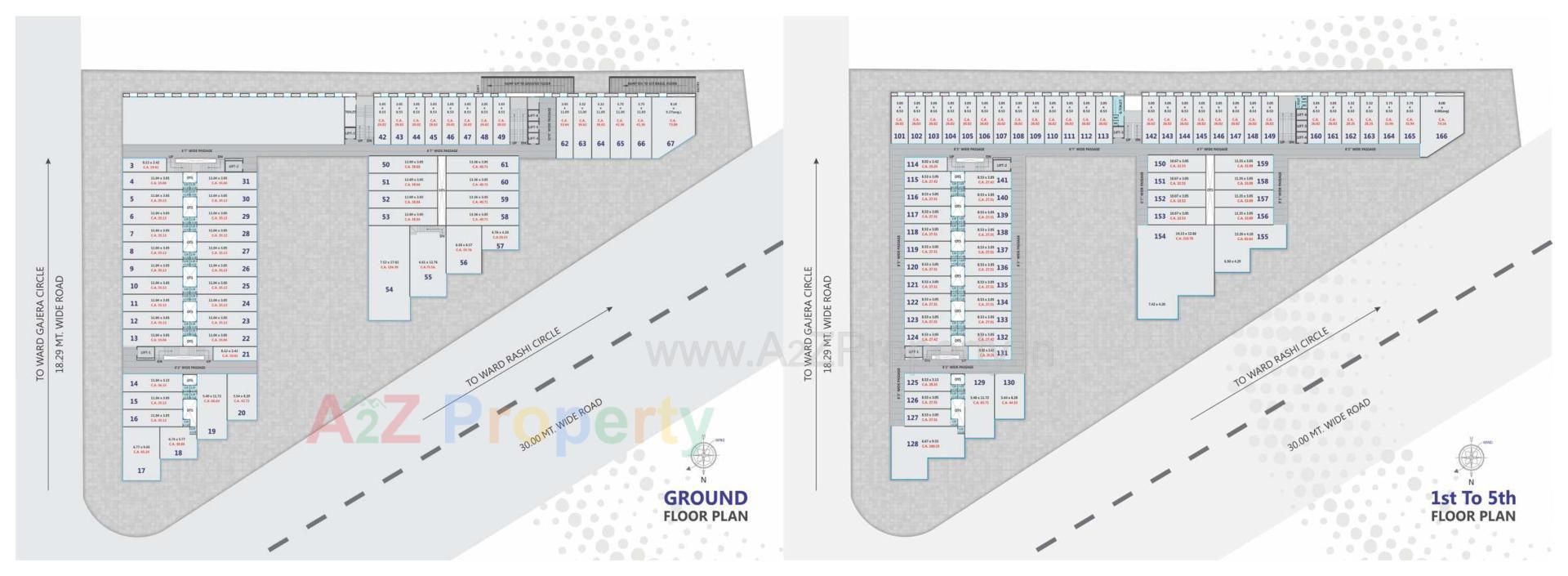  of real estate project Laxmi Enclave located at Katargam, Surat, Gujarat