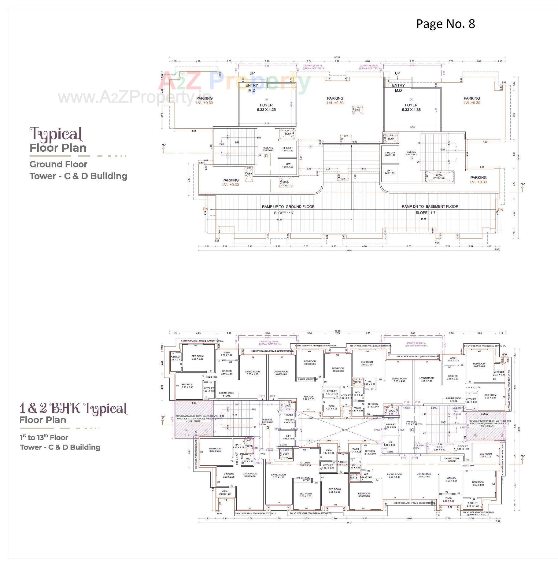 Layout of real estate project Laxmi Homes located at Bamroli, Surat, Gujarat