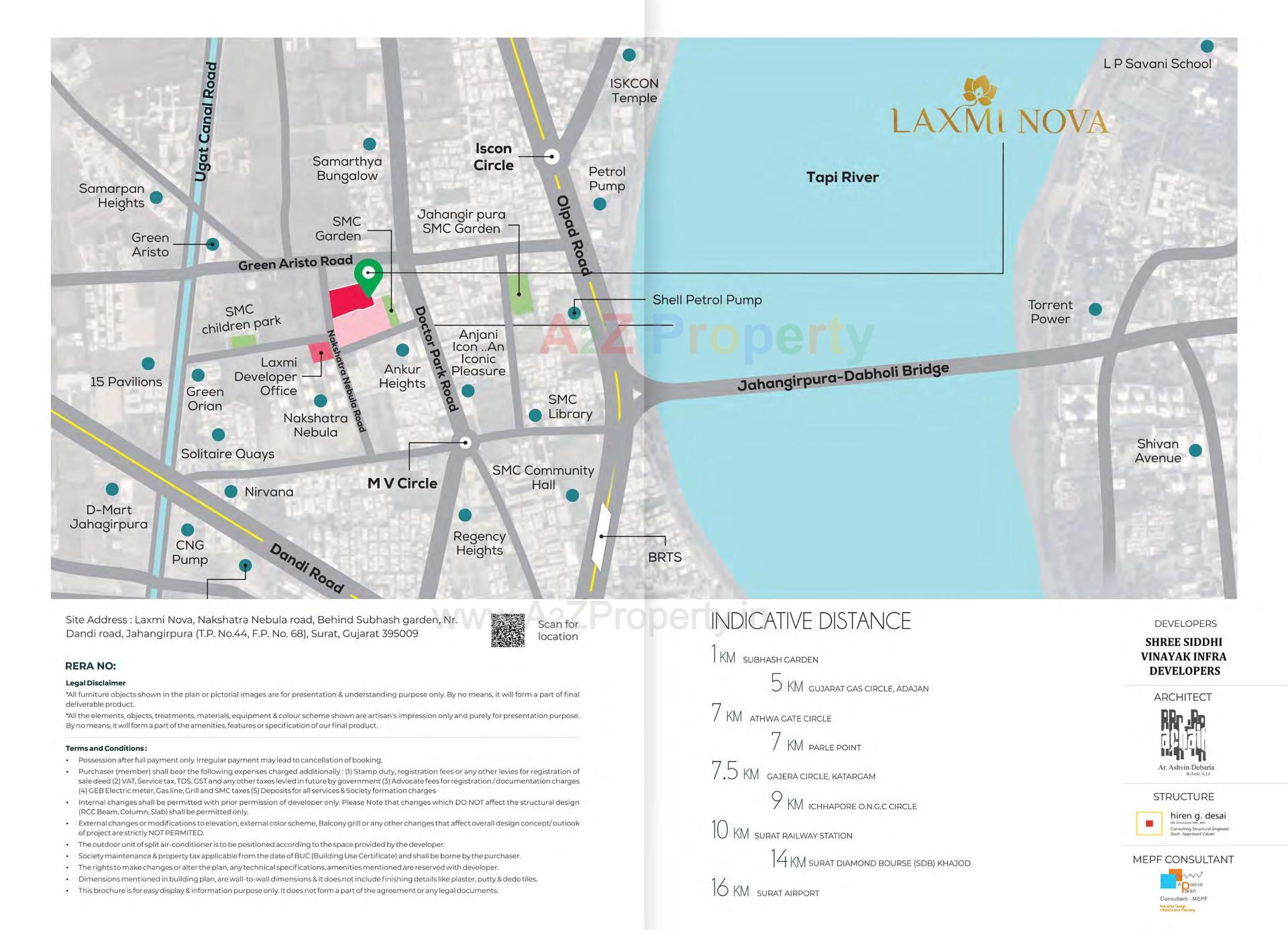  of real estate project Laxmi Nova located at Jahangirabad, Surat, Gujarat