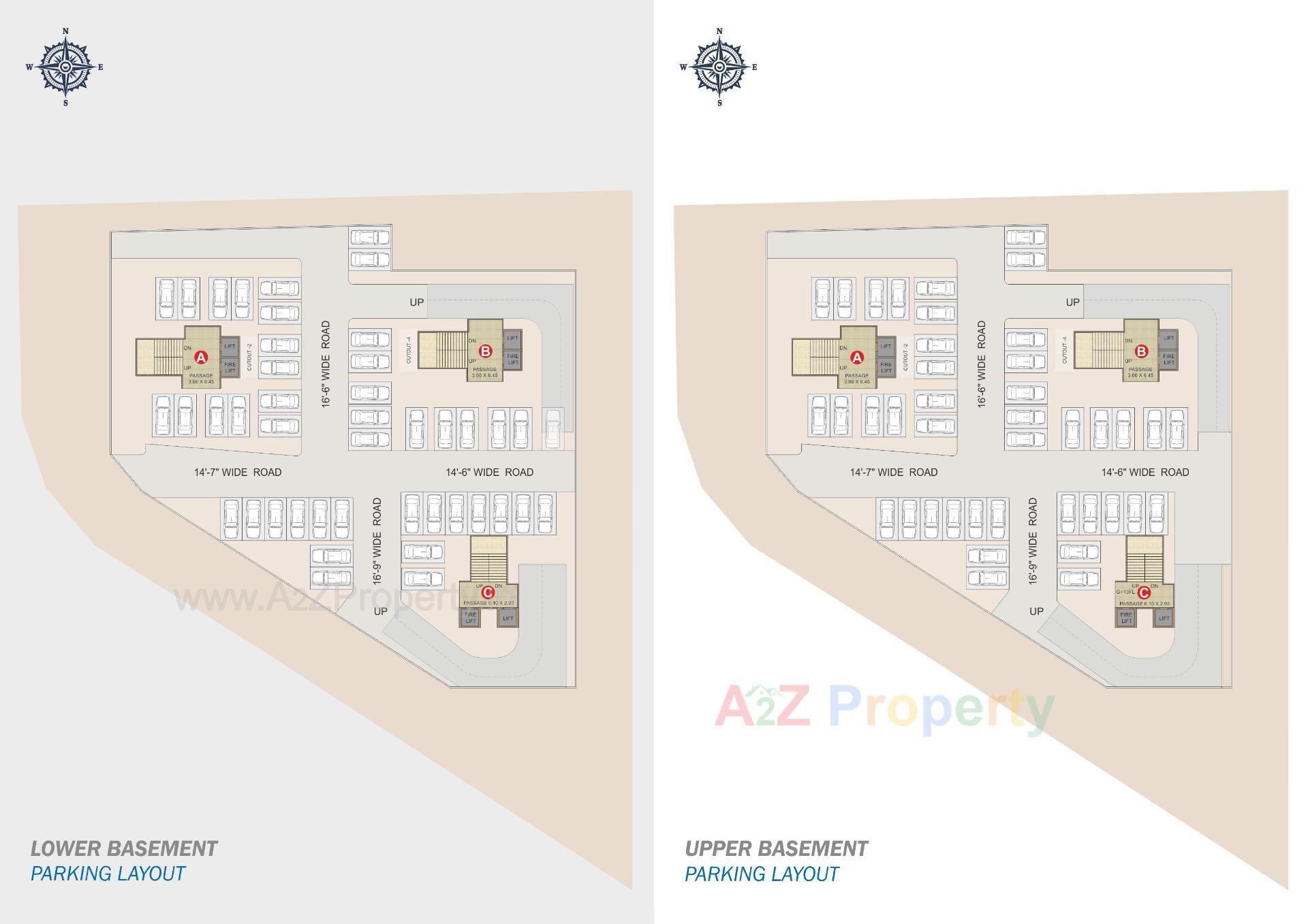Layout of real estate project Laxminarayan Sky located at Mo, Surat, Gujarat