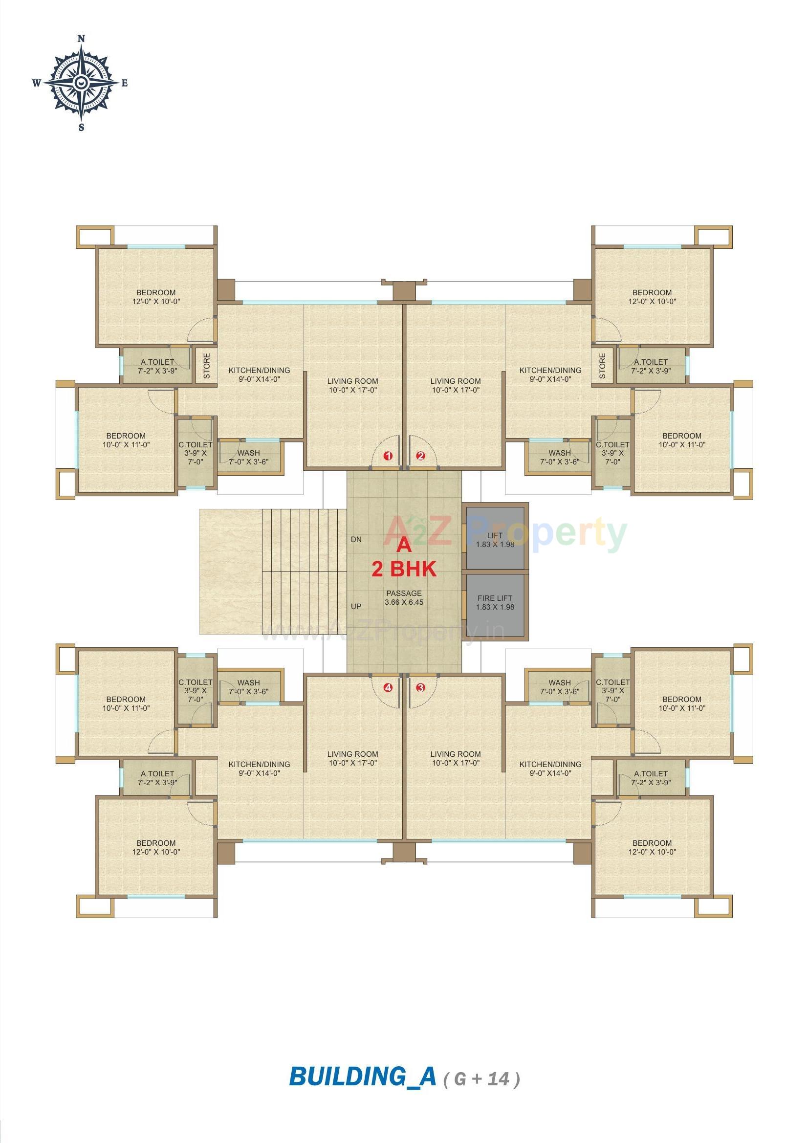 Layout of real estate project Laxminarayan Sky located at Mo, Surat, Gujarat