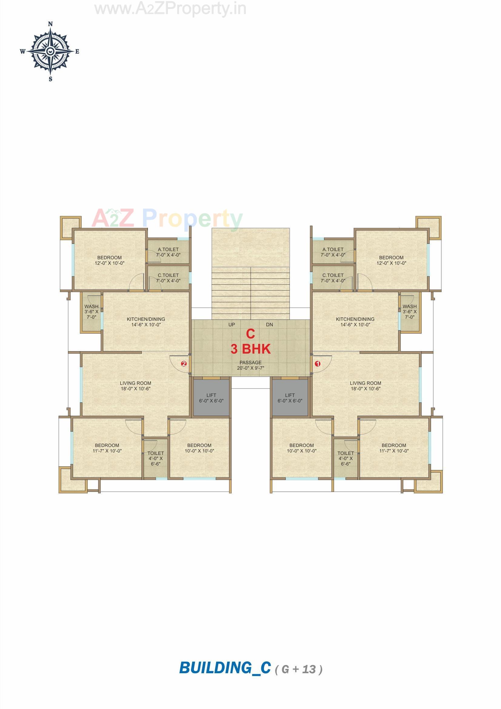 Layout of real estate project Laxminarayan Sky located at Mo, Surat, Gujarat