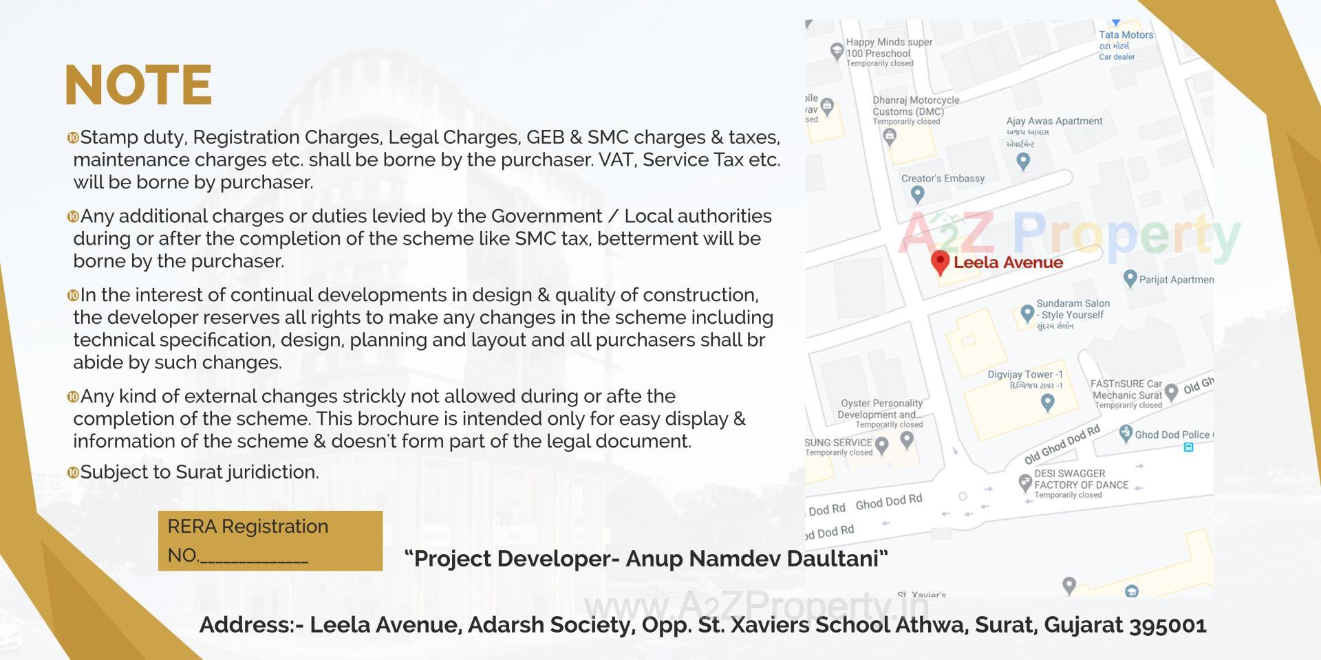  of real estate project Leela Avenue located at Surat, Surat, Gujarat