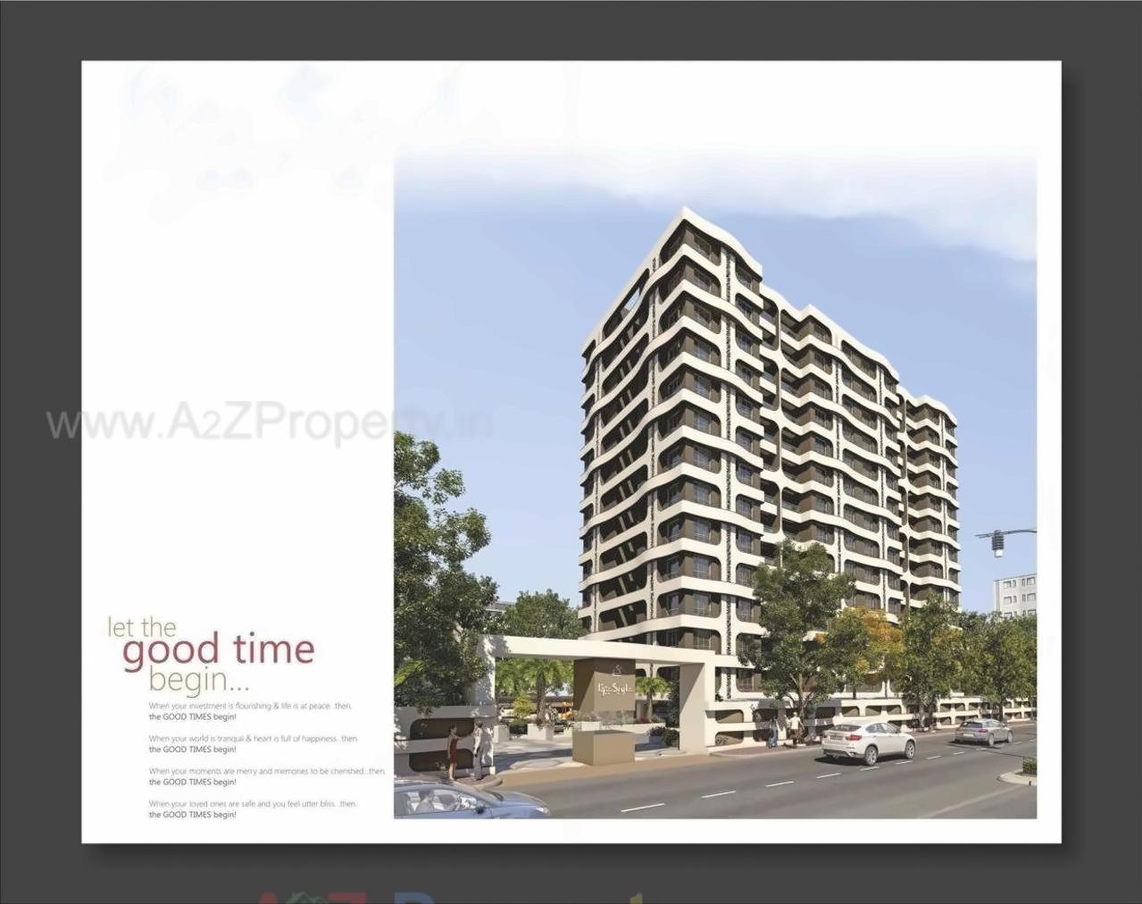 3D Elevation of real estate project Life Style   Ultimate located at Surat, Surat, Gujarat