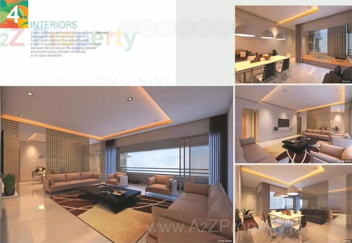 3D Elevation of real estate project Life Style   Ultimate located at Surat, Surat, Gujarat