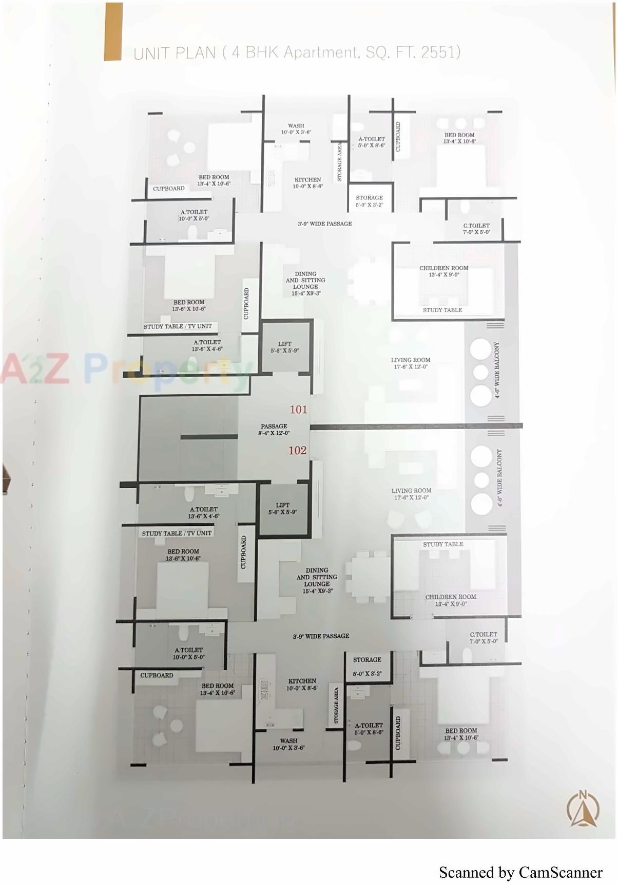 Layout of real estate project Liviano Heights located at Utran, Surat, Gujarat