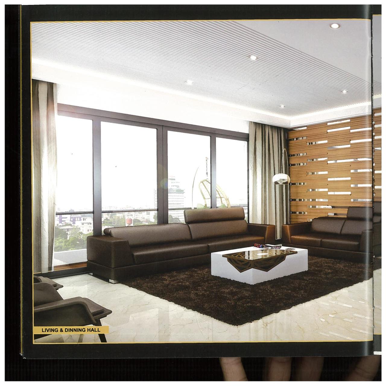 3D Elevation of real estate project Lotus located at Dabholi, Surat, Gujarat