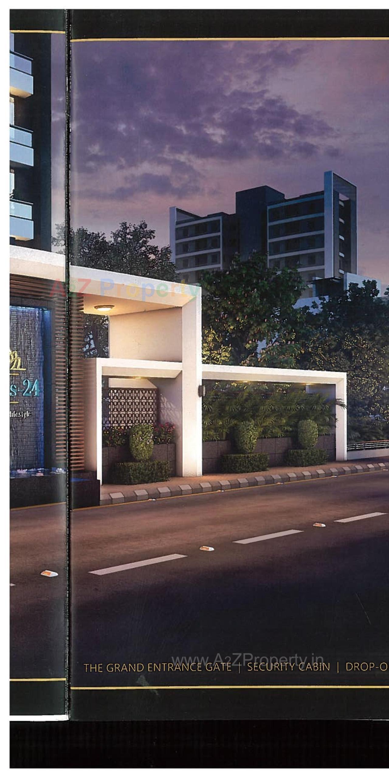 3D Elevation of real estate project Lotus located at Dabholi, Surat, Gujarat