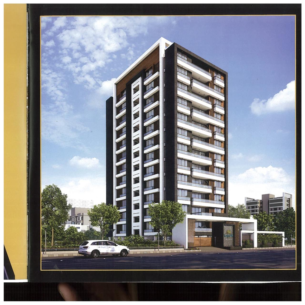 3D Elevation of real estate project Lotus located at Dabholi, Surat, Gujarat