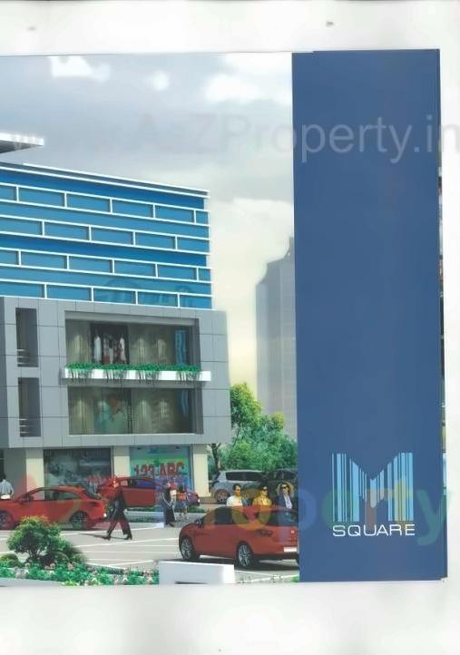 3D Elevation of real estate project M Square located at Kadodara, Surat, Gujarat