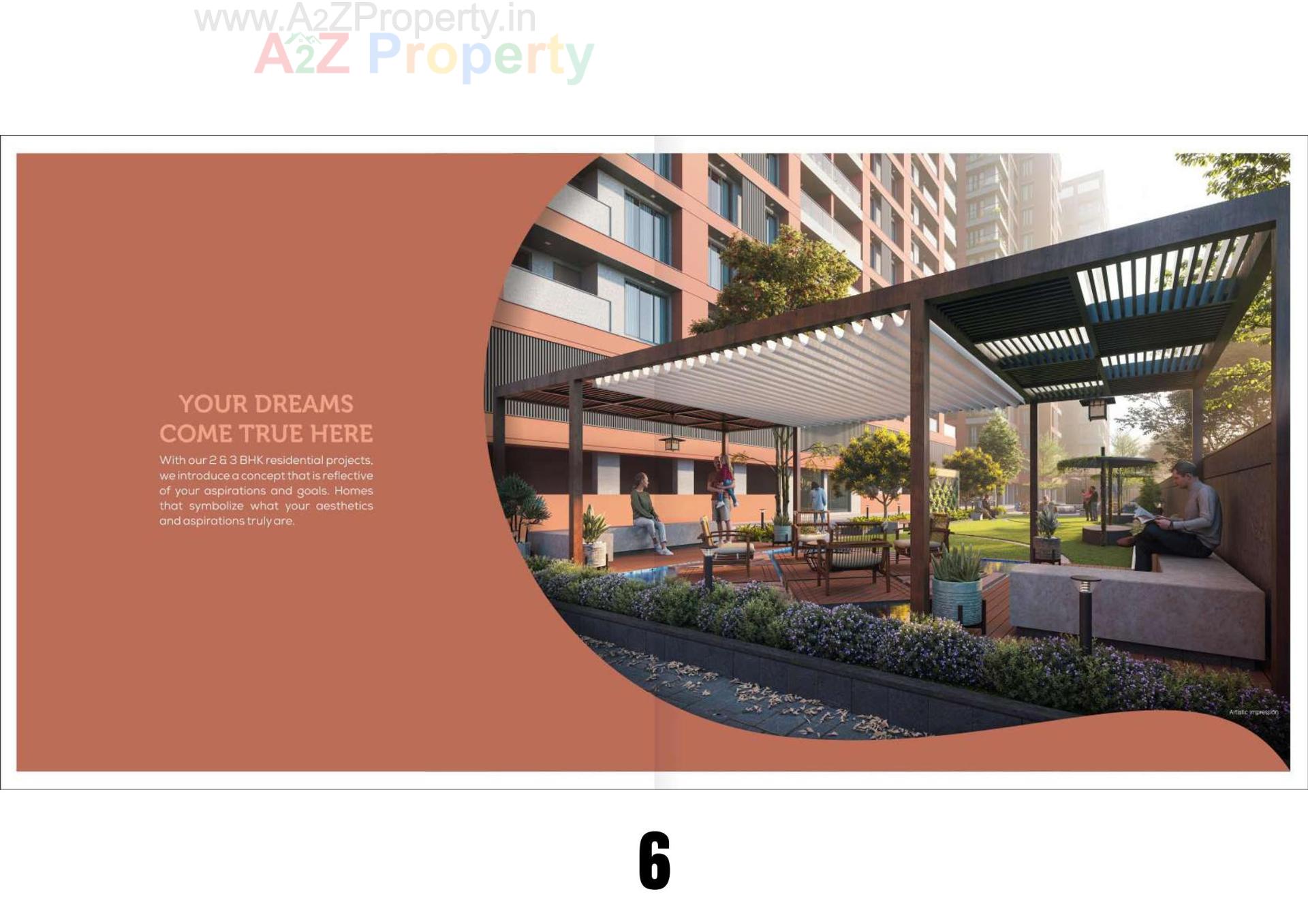 3D Elevation of real estate project Madhav Crest located at Dindoli, Surat, Gujarat