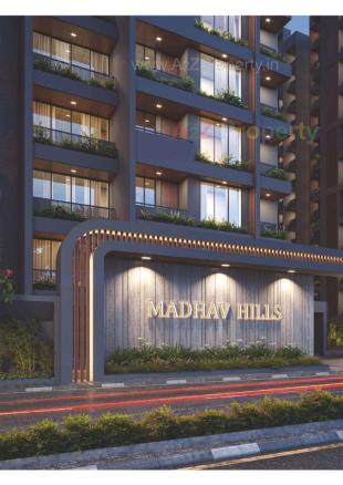 Elevation of real estate project Madhav Hills located at Godadara, Surat, Gujarat