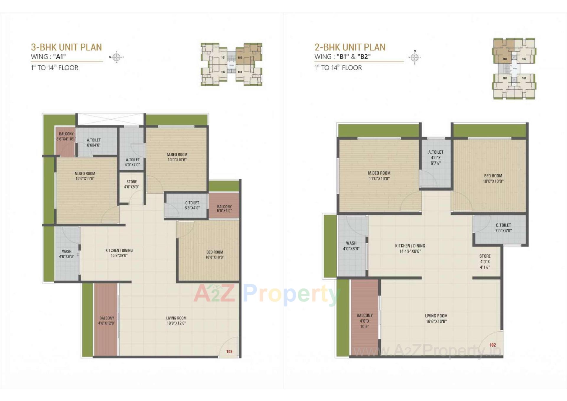 Layout of real estate project Madhav Hills located at Godadara, Surat, Gujarat