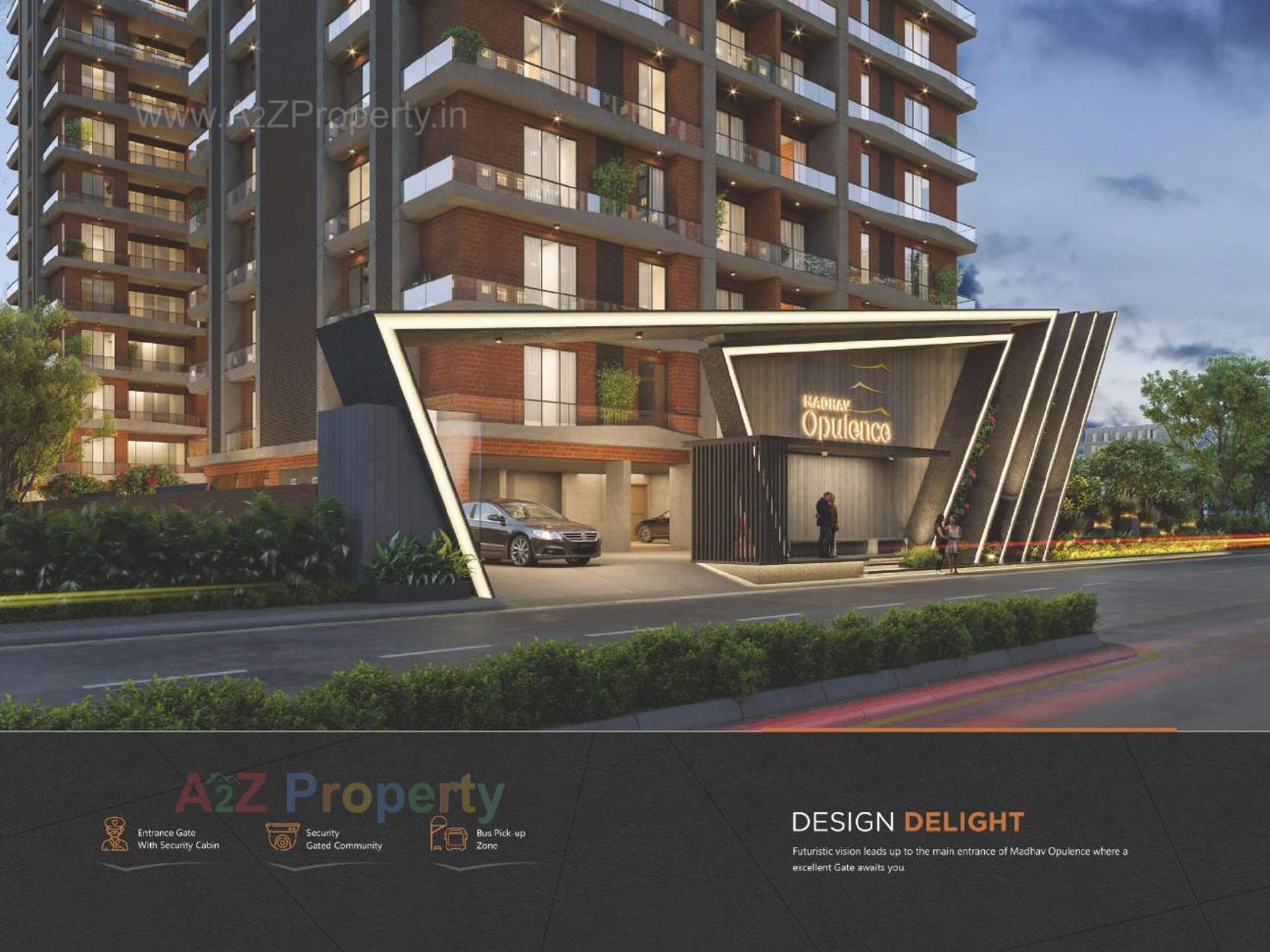 3D Elevation of real estate project Madhav Opulence located at Pal, Surat, Gujarat