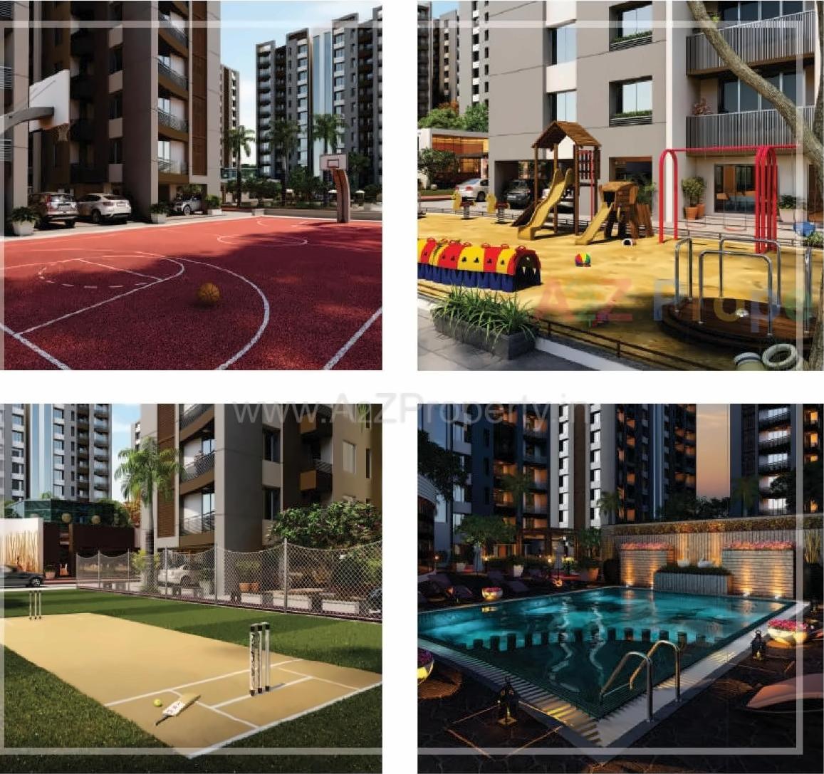 3D Elevation of real estate project Madhav Platina located at Jahangir-pura, Surat, Gujarat