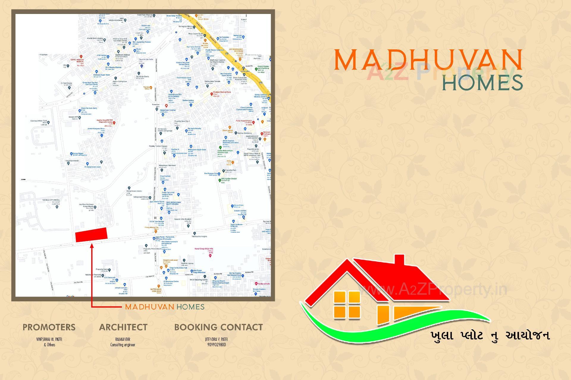  of real estate project Madhuvan Homes located at Dindoli, Surat, Gujarat