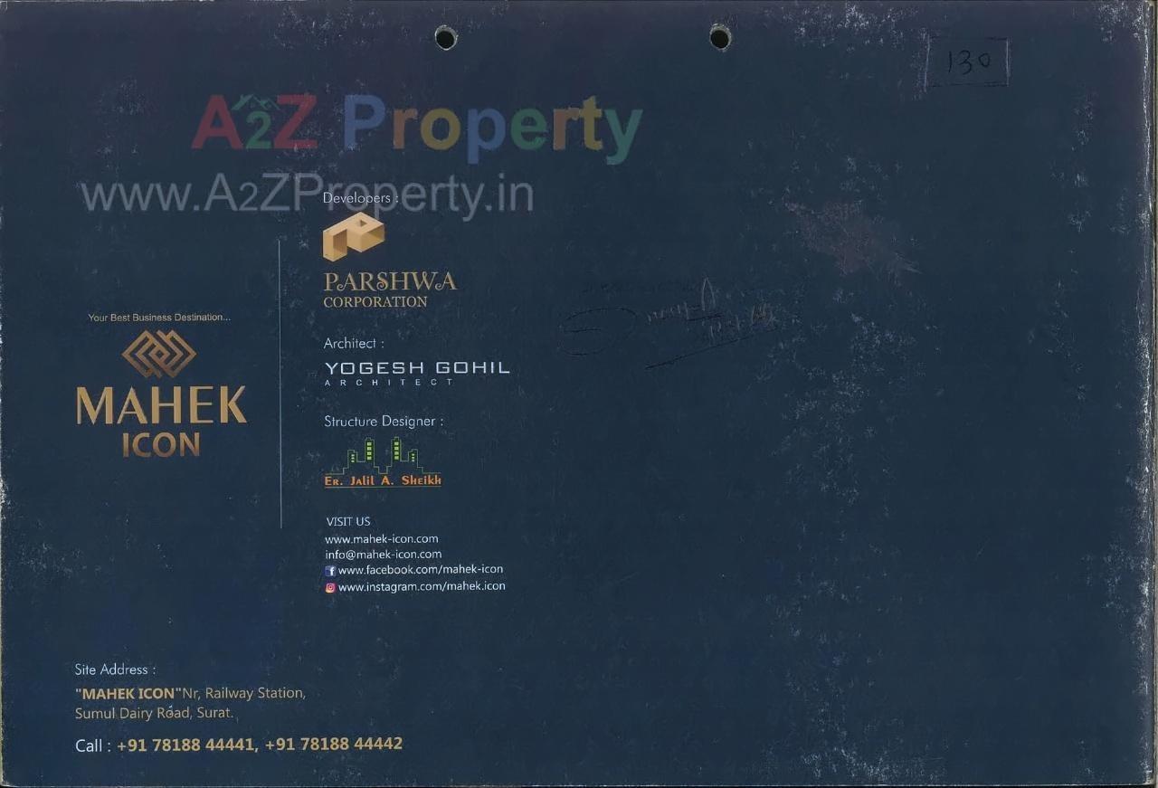  of real estate project Mahek Icon located at Katar, Surat, Gujarat