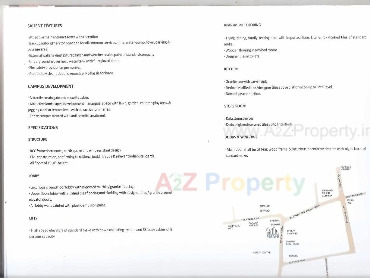  of real estate project Mahi Residency located at Umra, Surat, Gujarat