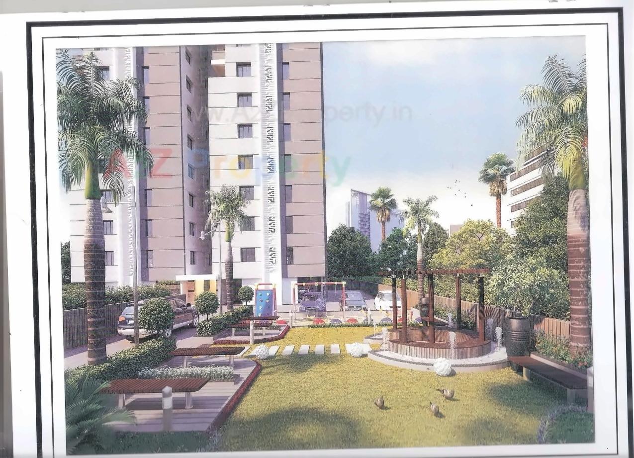3D Elevation of real estate project Mahi Residency located at Umra, Surat, Gujarat