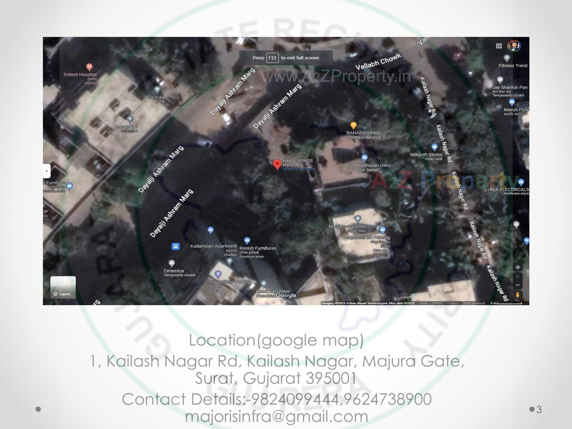  of real estate project Majoris located at Majura, Surat, Gujarat