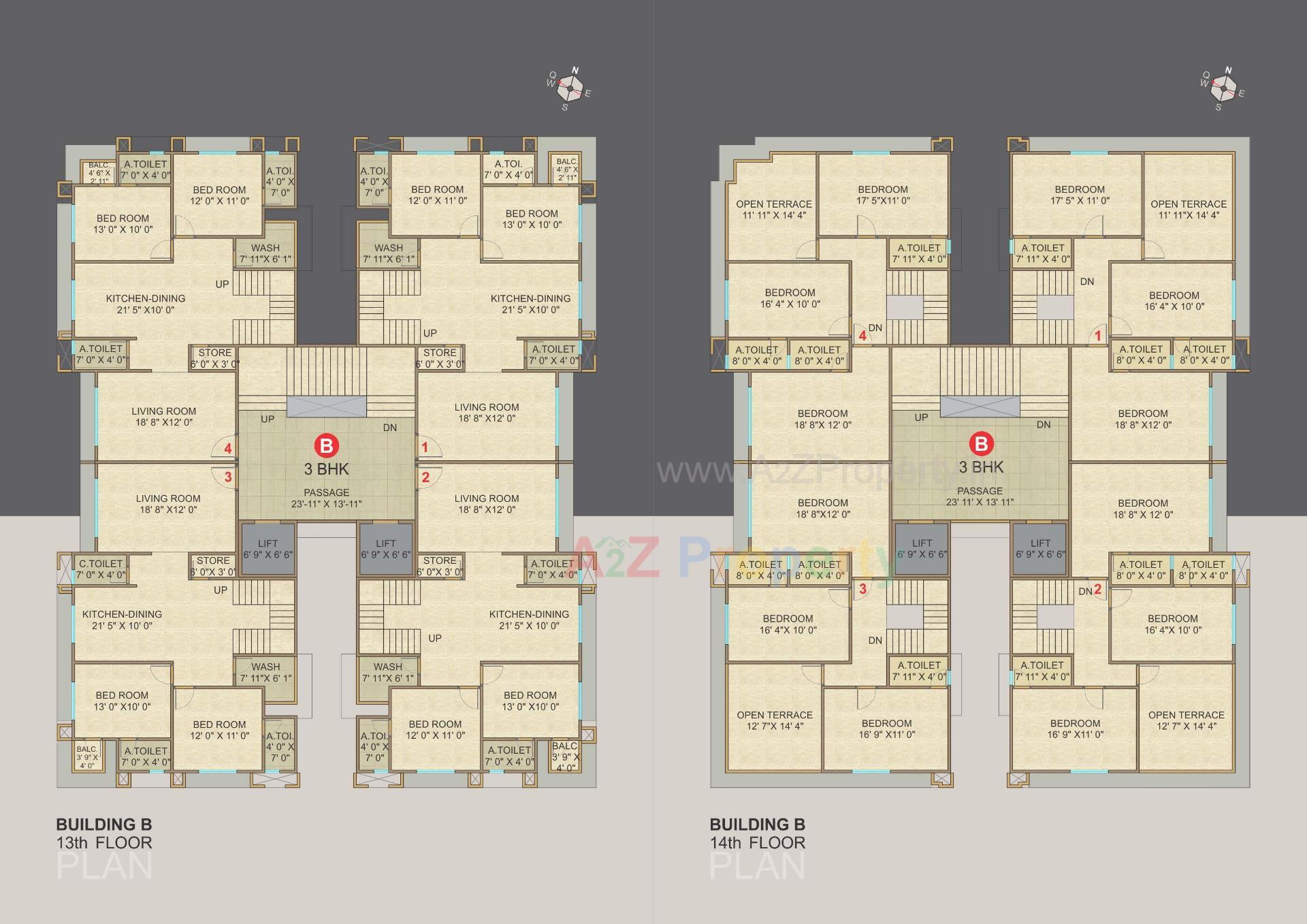 Layout of real estate project Malabar Plus located at Rander, Surat, Gujarat