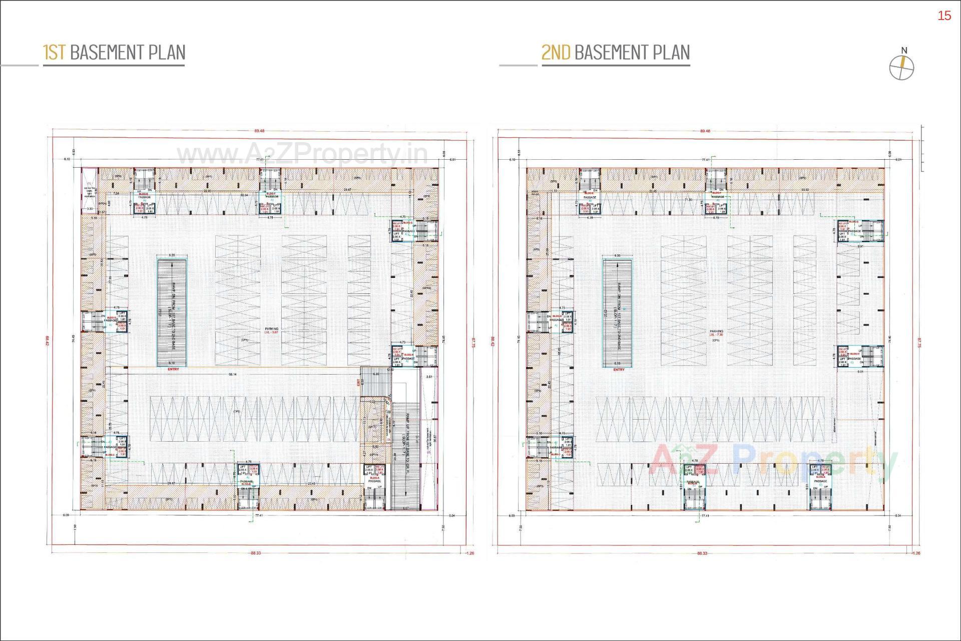 Layout of real estate project Mangalam Bliss located at Dumas, Surat, Gujarat