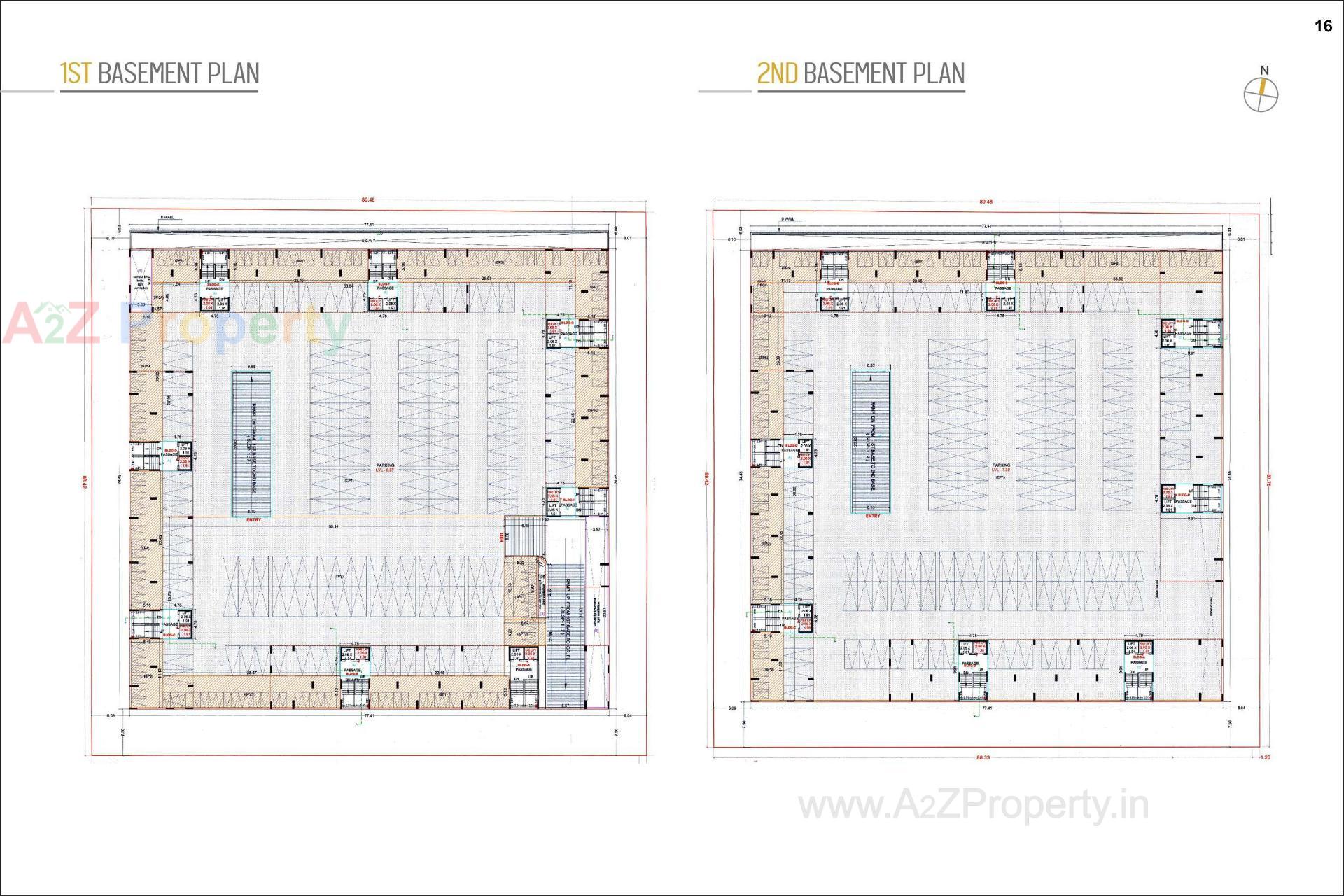 Layout of real estate project Mangalam Bliss located at Dumas, Surat, Gujarat