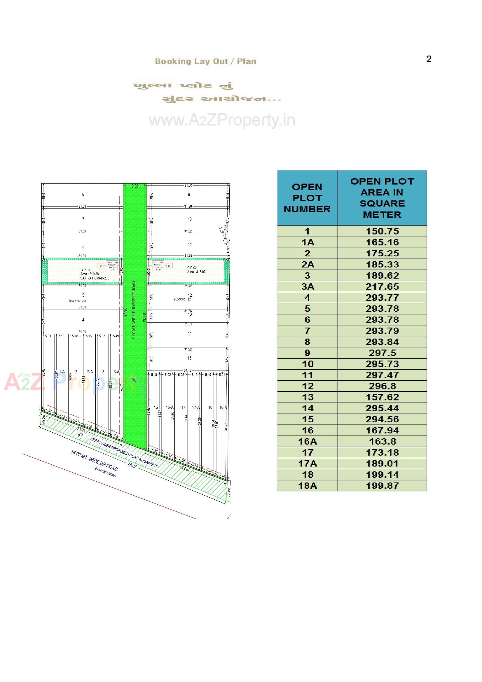 Layout of real estate project Mantra Business Park located at Saniya Hemad, Surat, Gujarat