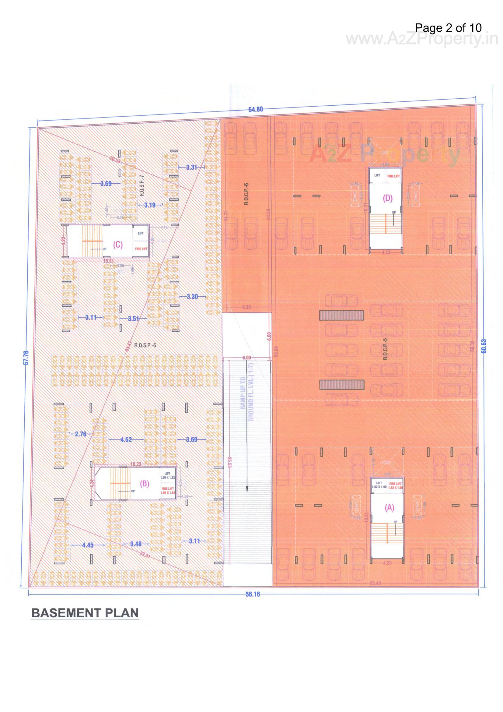 Layout of real estate project Mantra Dream Homes located at Kosad, Surat, Gujarat