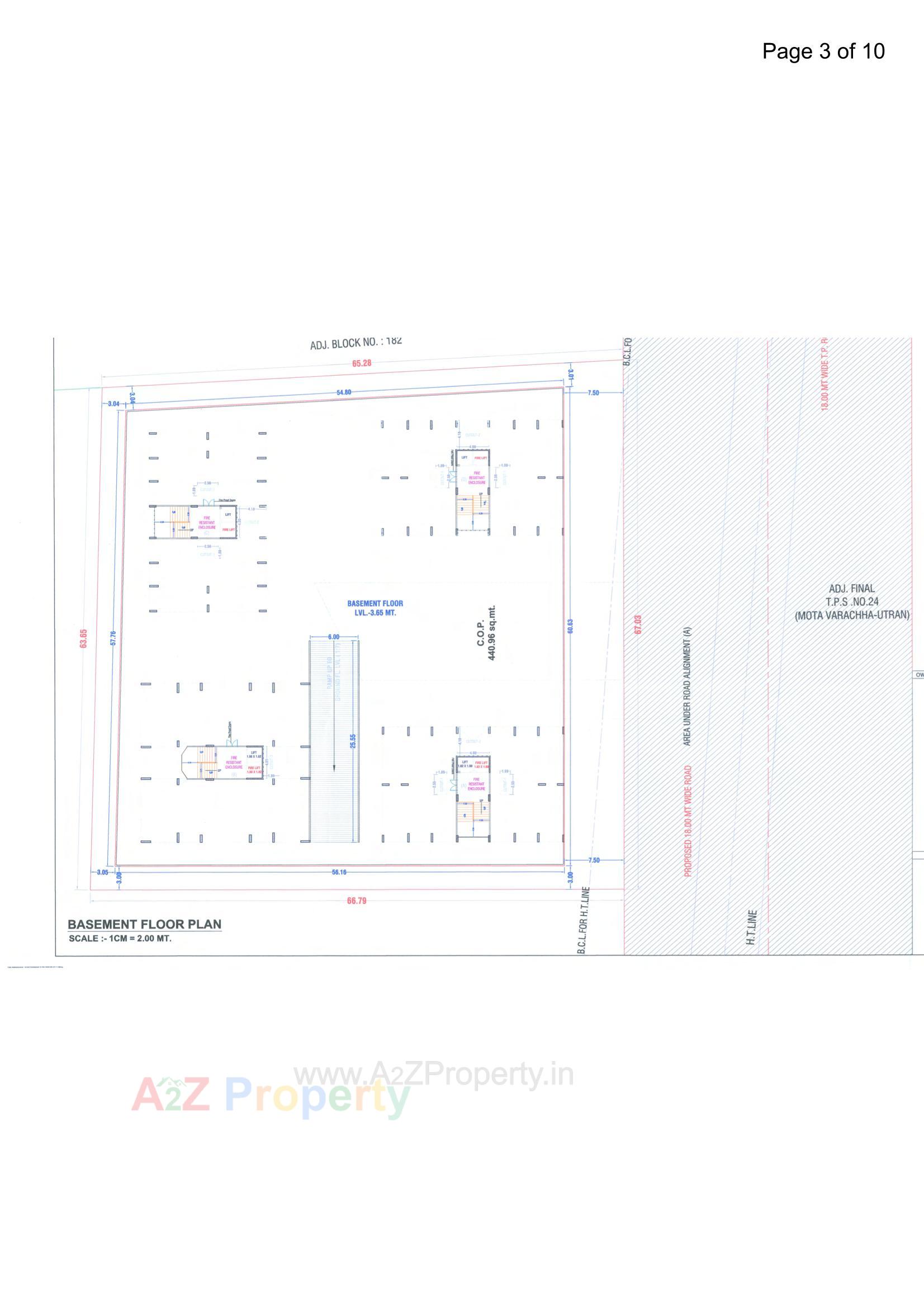 Layout of real estate project Mantra Dream Homes located at Kosad, Surat, Gujarat