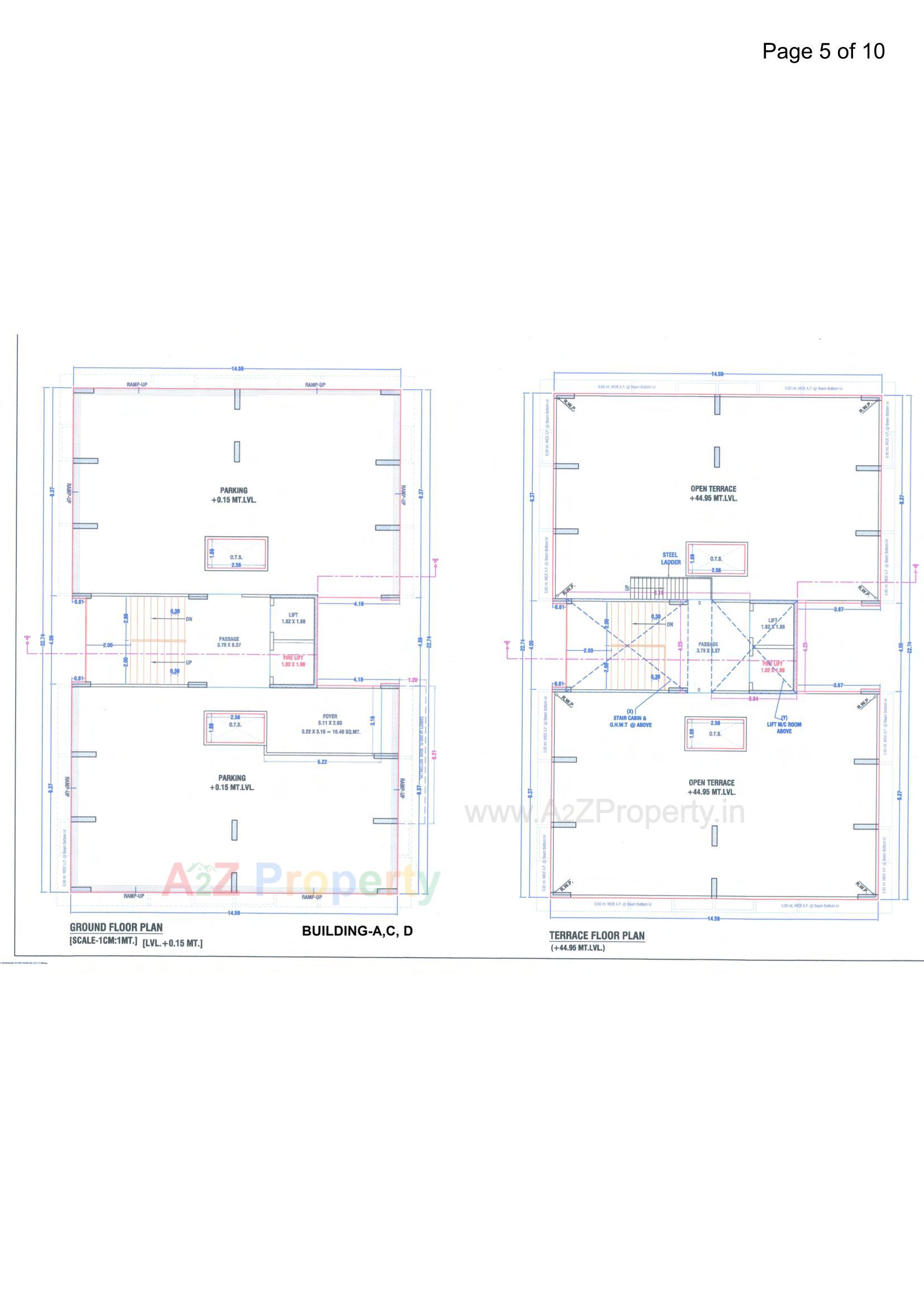 Layout of real estate project Mantra Dream Homes located at Kosad, Surat, Gujarat