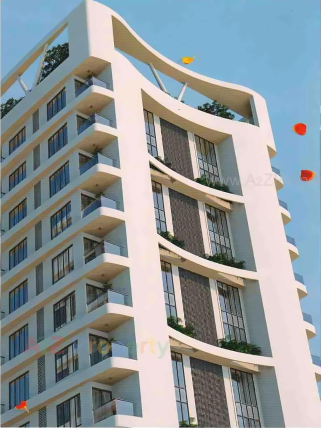 3D Elevation of real estate project Marigold Cresta located at Sarthana, Surat, Gujarat