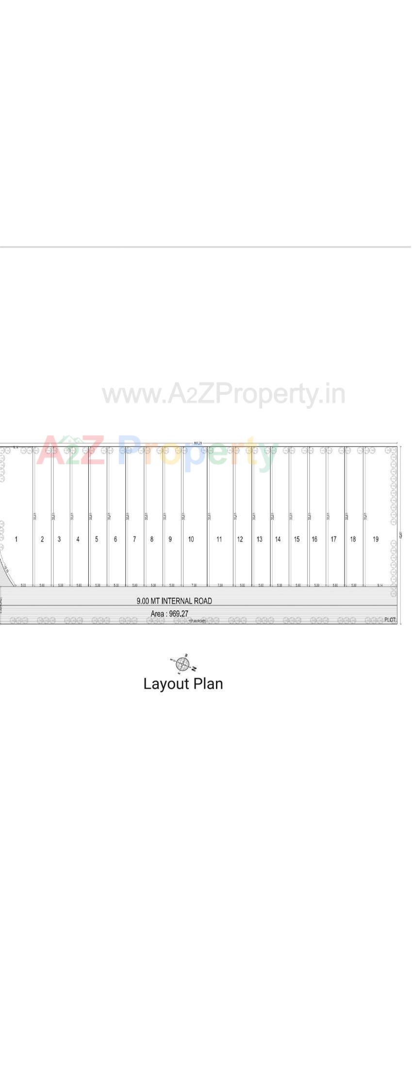 Layout of real estate project Maruti Embro located at Bharthana-kosad, Surat, Gujarat