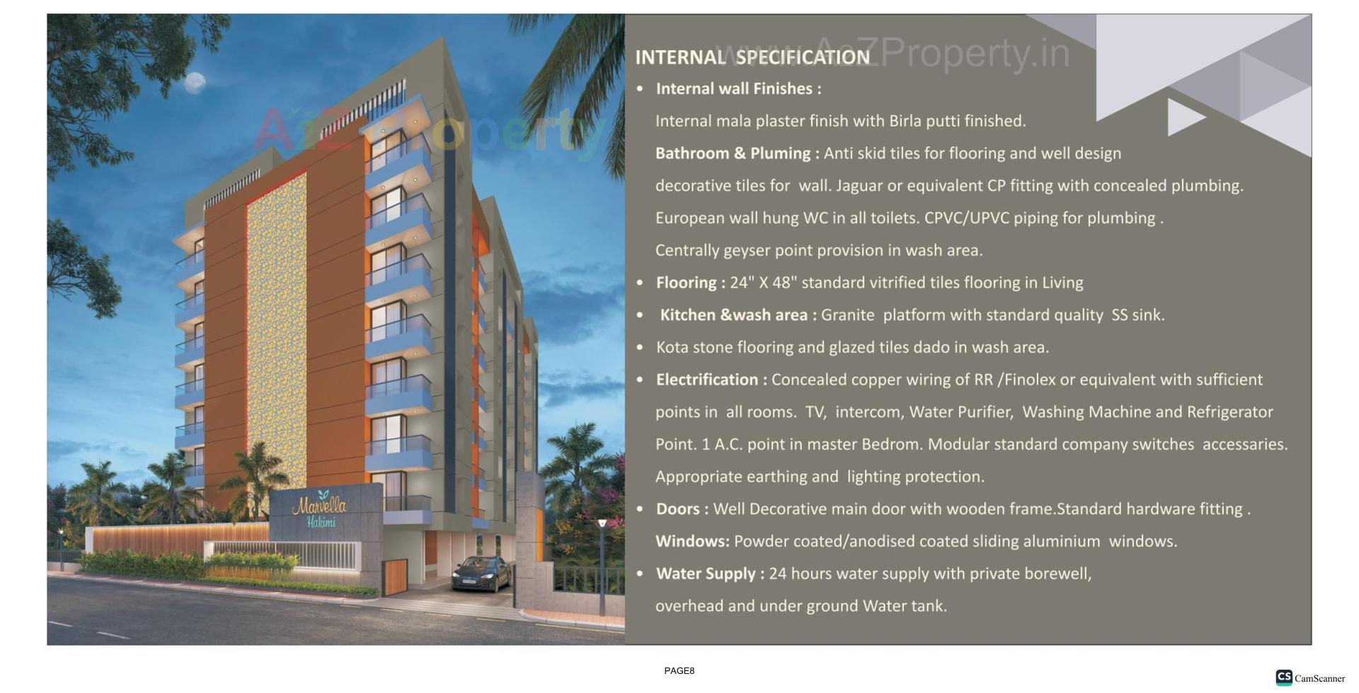  of real estate project Marvella Solitaire located at Vesu, Surat, Gujarat