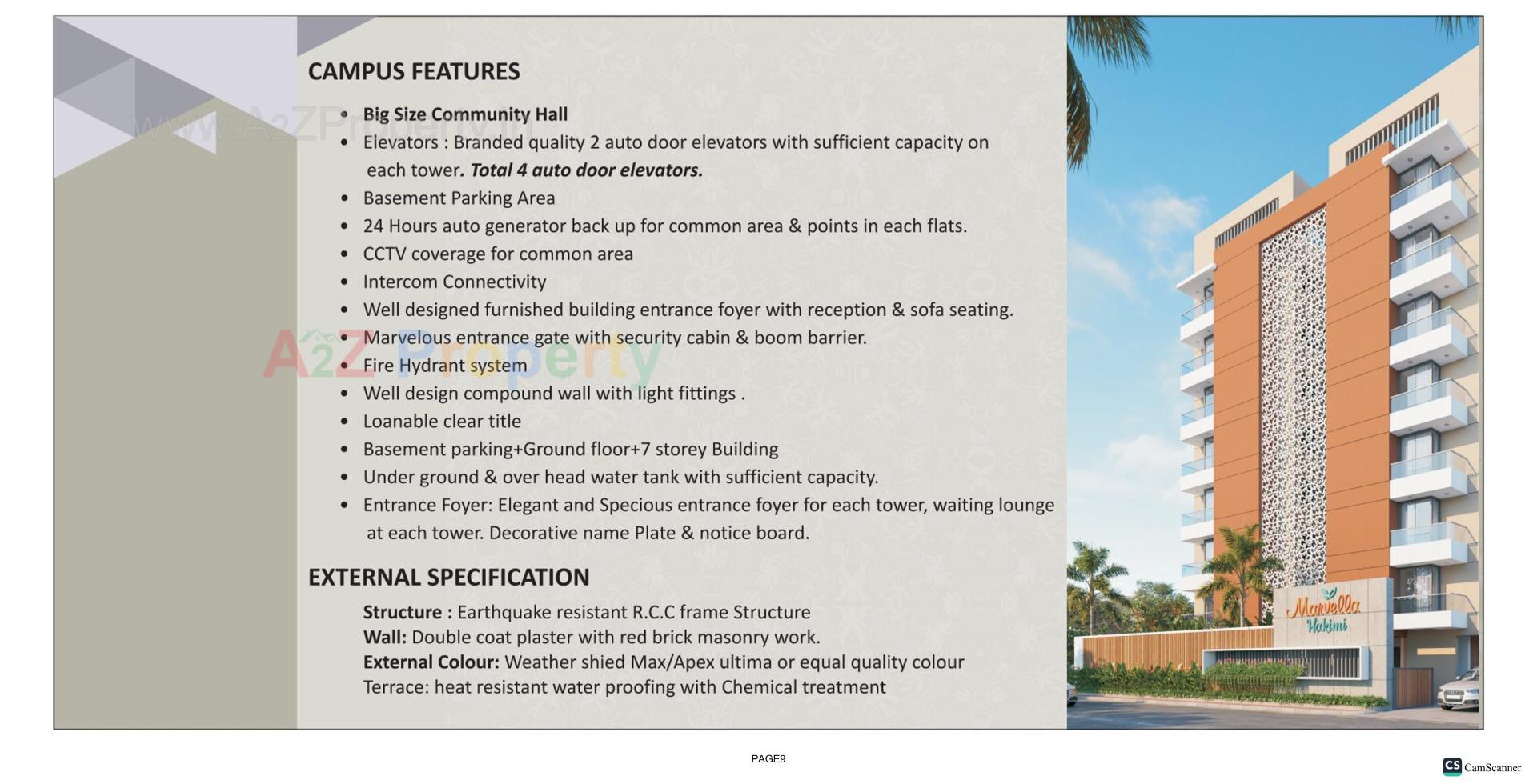  of real estate project Marvella Solitaire located at Vesu, Surat, Gujarat