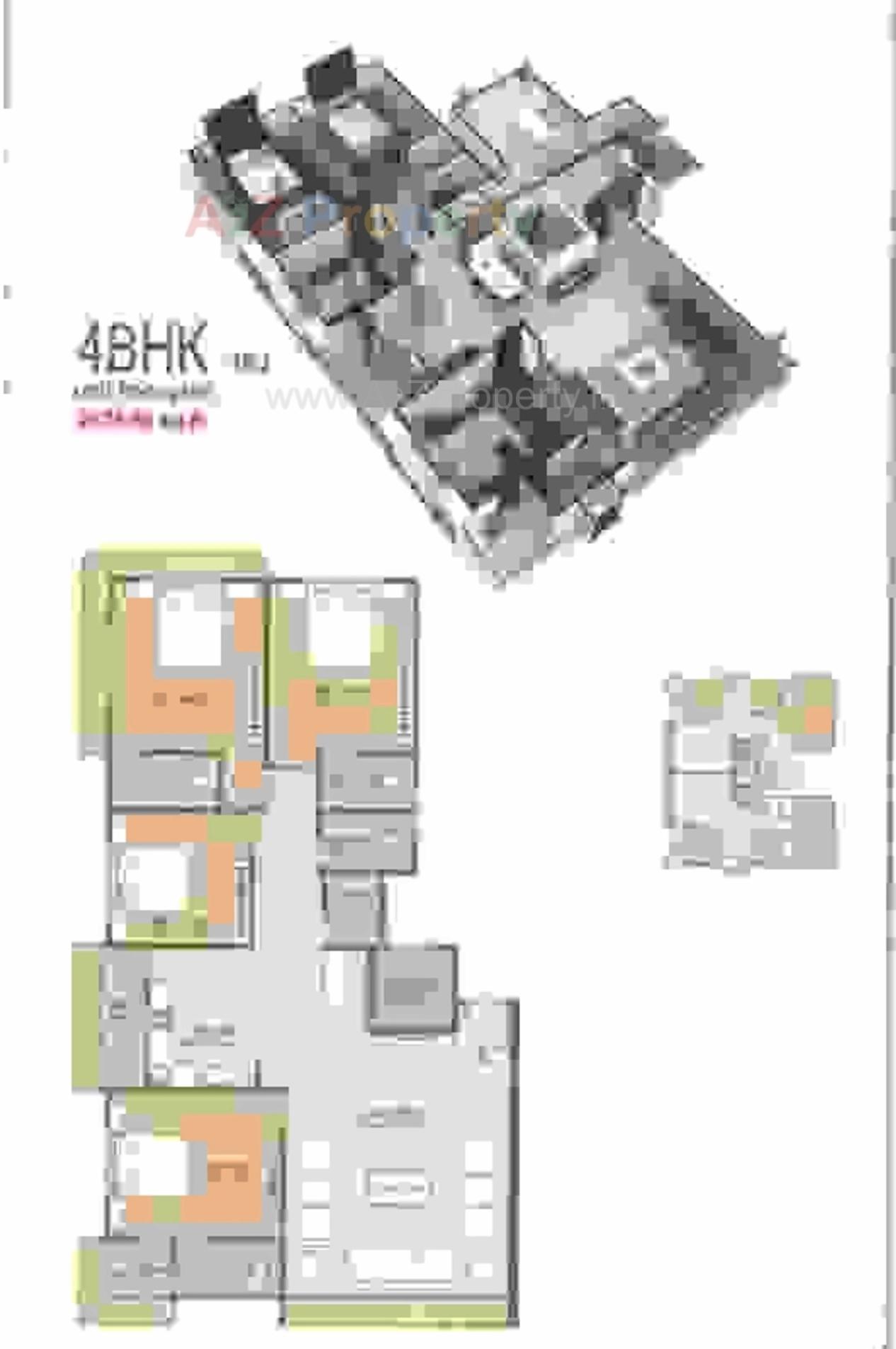 Layout of real estate project Meera Avenue located at Sarthana, Surat, Gujarat