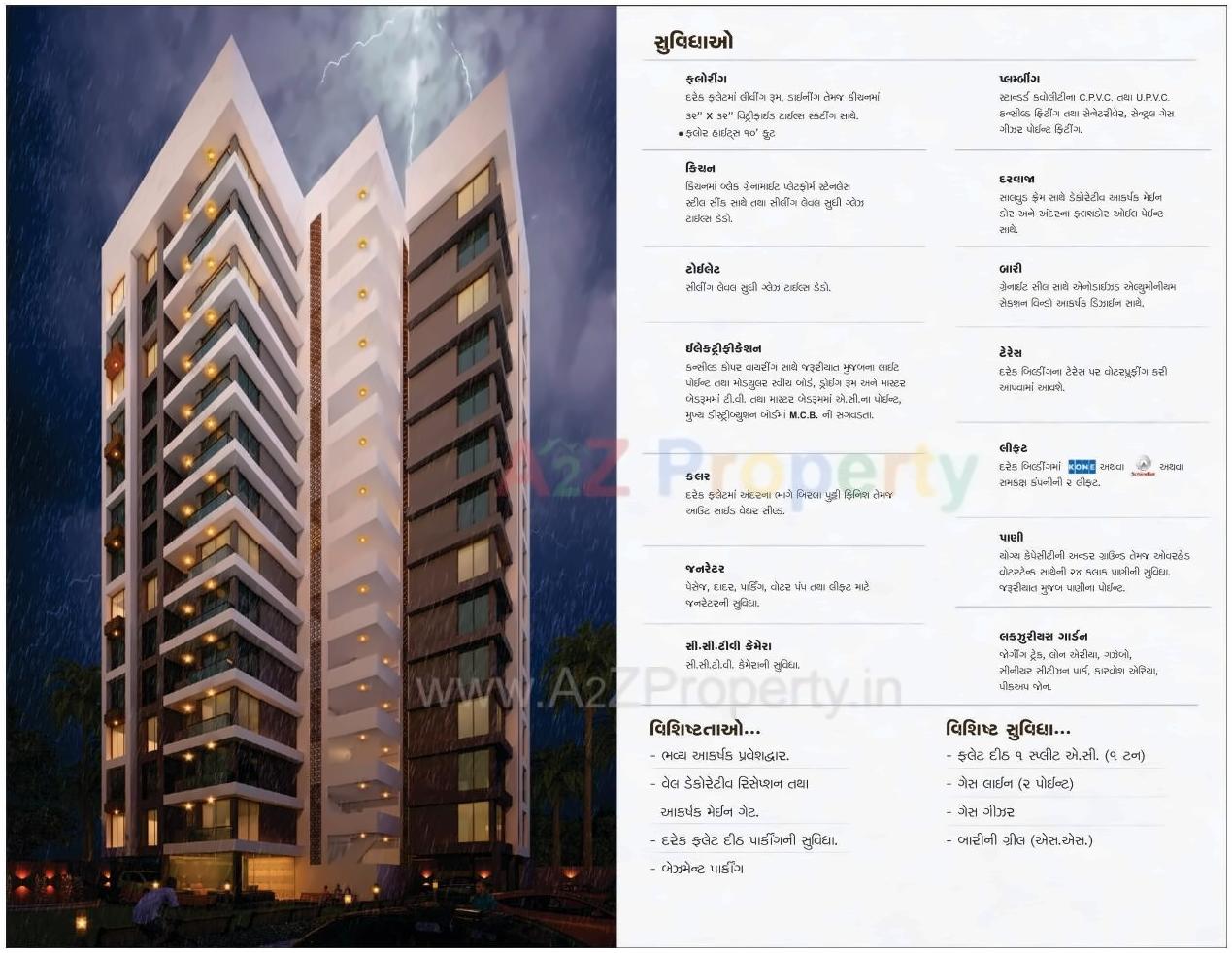  of real estate project Meera Homes located at Varachha, Surat, Gujarat