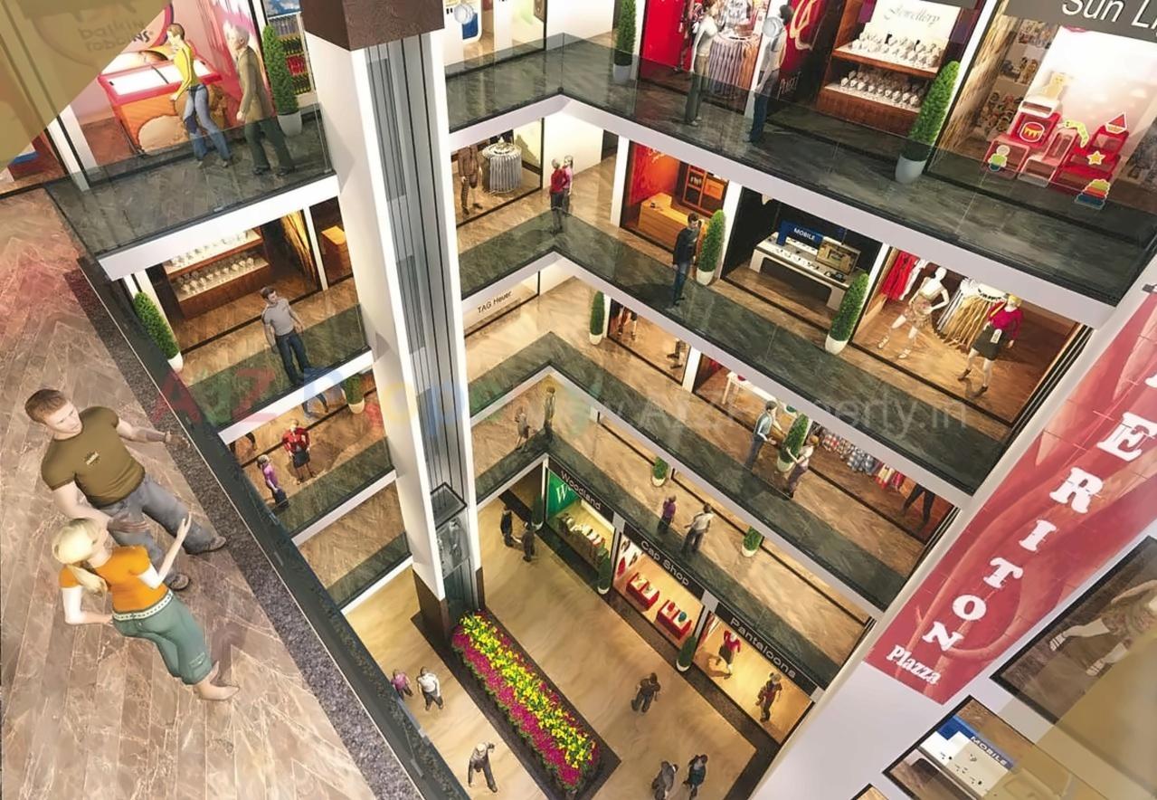 3D Elevation of real estate project Meriton Plaza located at Puna, Surat, Gujarat