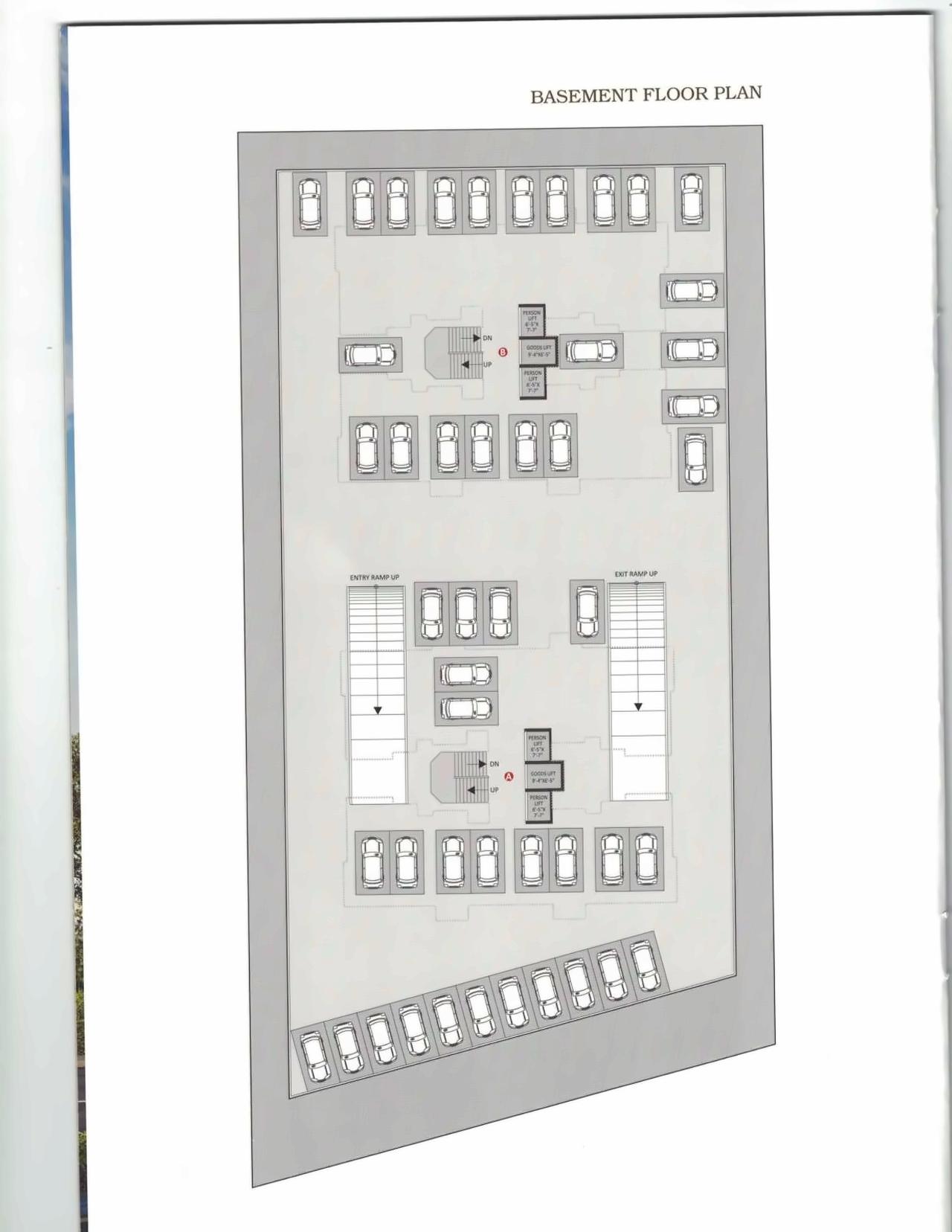 Layout of real estate project Milan Heights located at Tavara, Surat, Gujarat