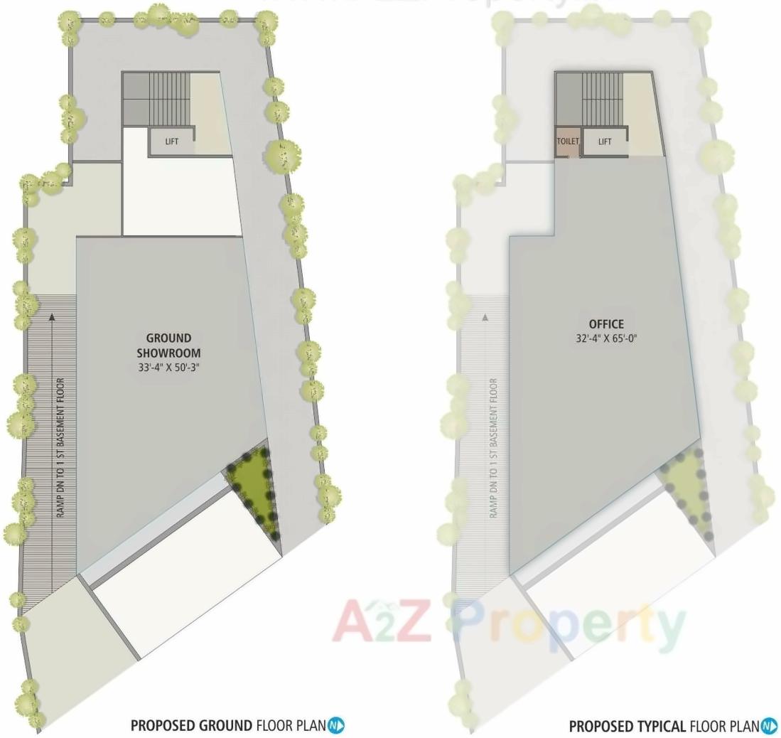 Layout of real estate project Milestone Eternis located at Sama, Surat, Gujarat