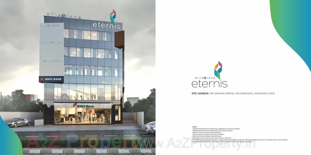  of real estate project Milestone Eternis located at Sama, Surat, Gujarat