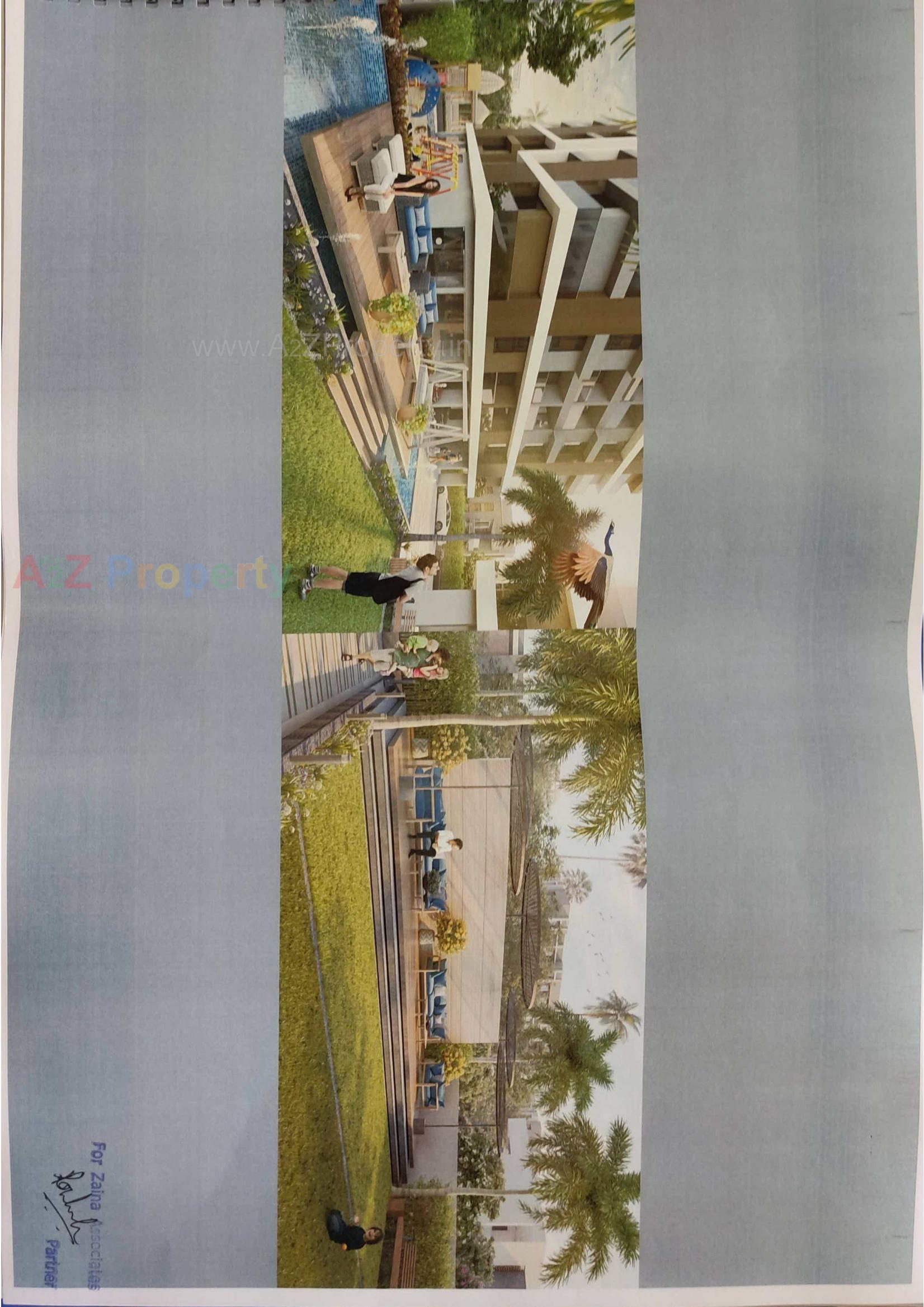 3D Elevation of real estate project Milestone Spiti located at Vesu, Surat, Gujarat
