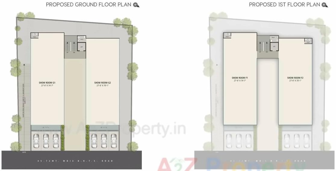 Layout of real estate project Milestone Vibrant located at Surat, Surat, Gujarat
