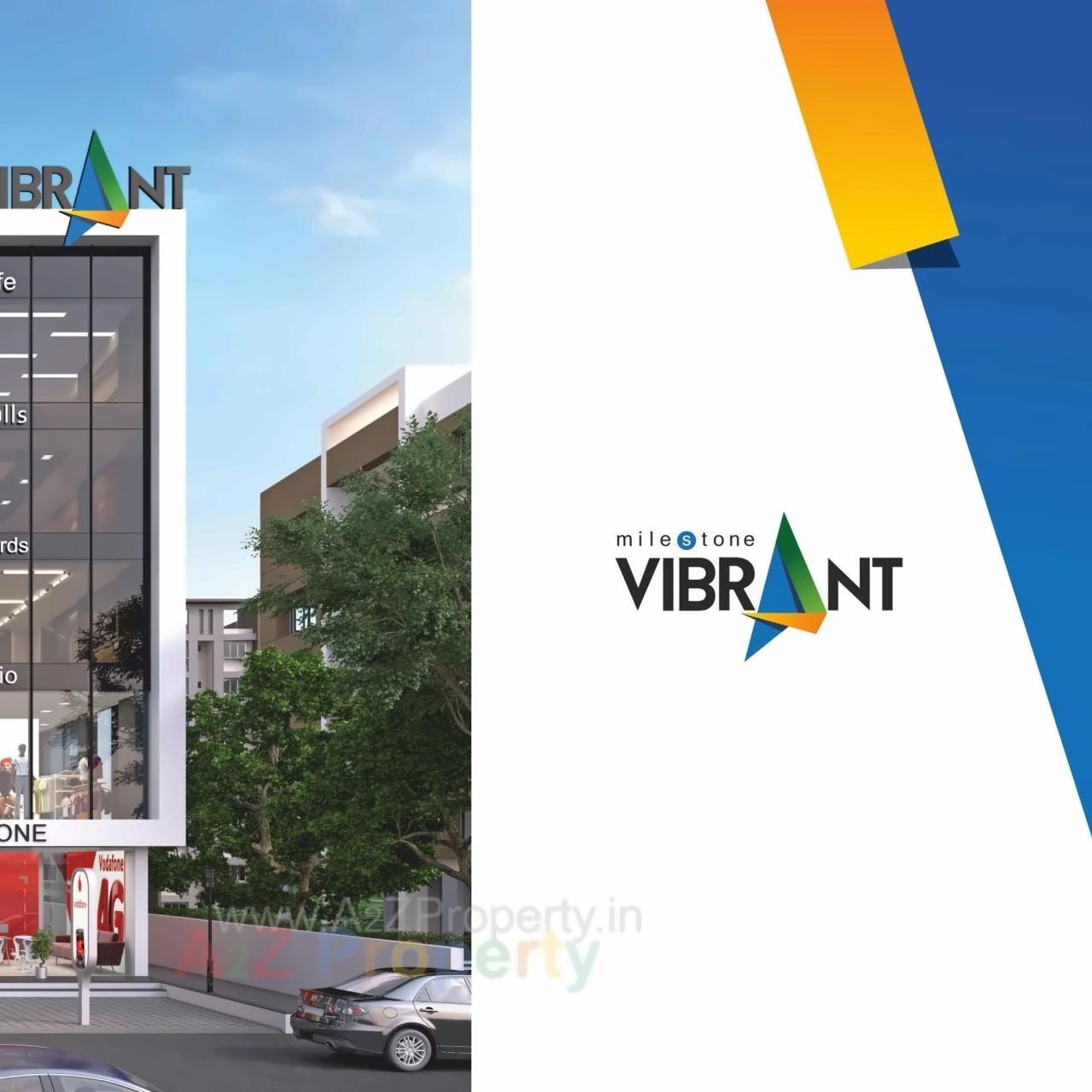 3D Elevation of real estate project Milestone Vibrant located at Surat, Surat, Gujarat